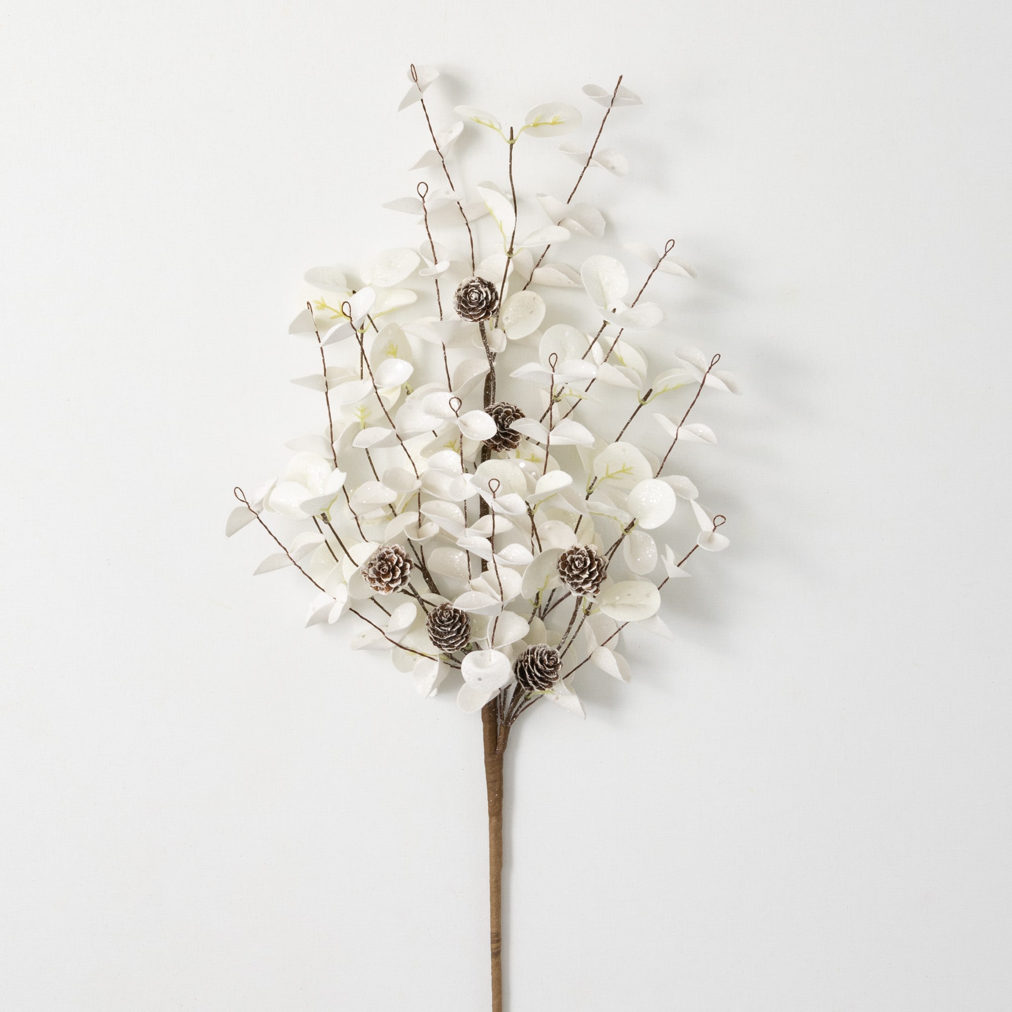 Sullivans SP1213 White Pinecone Spray Christmas Tree Pick