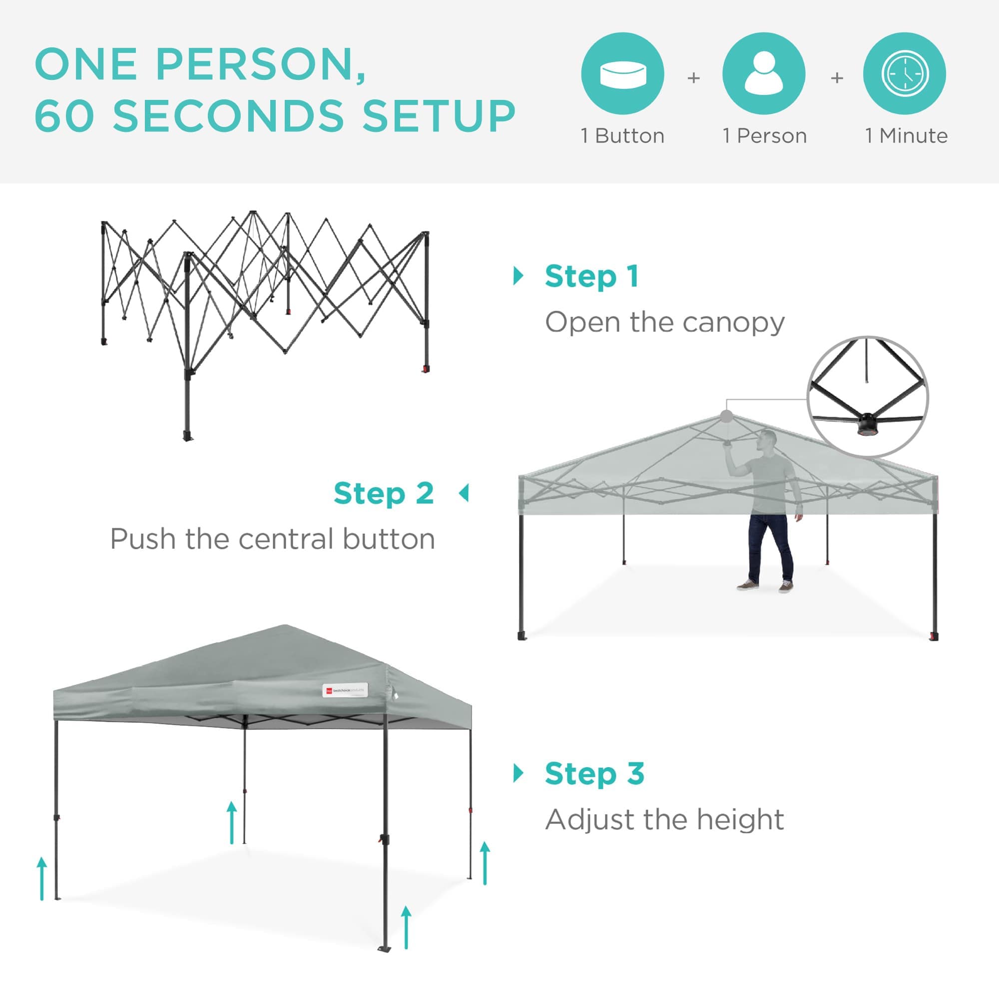 Best Choice Products SKY7838 Canopies-Sl - View #2