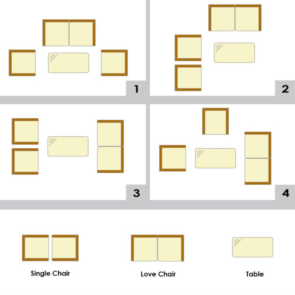 Forclover HYFC-5357WH-GR Patio-Conversation-Sets - View #16