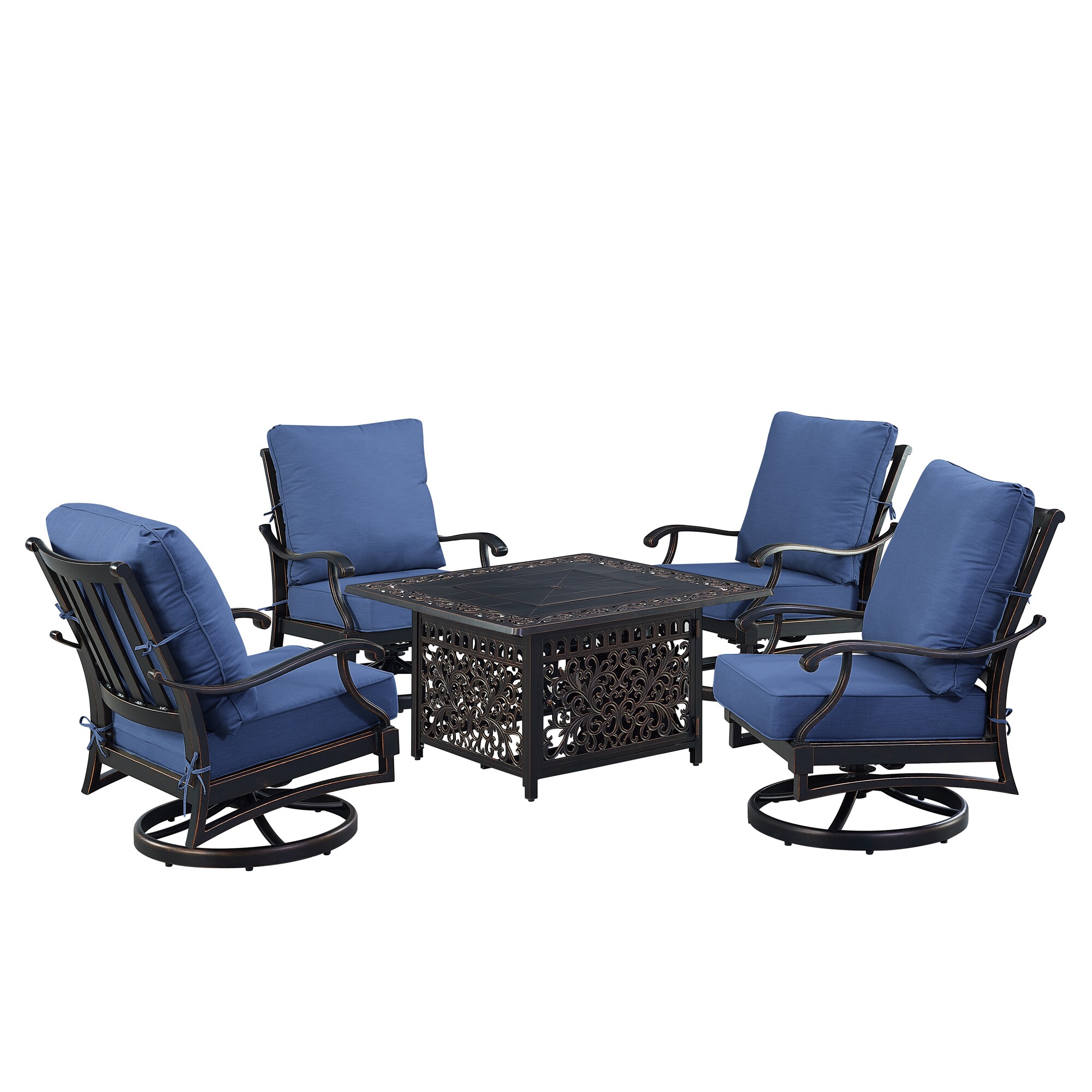Oakland Living SHAO4CHMAYANBLCUA Patio-Conversation-Sets - View #4