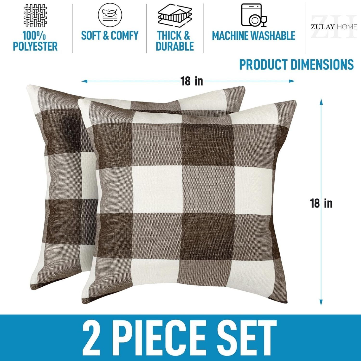 Zulay Kitchen X002R0MO5B Pillow-Cases - View #4