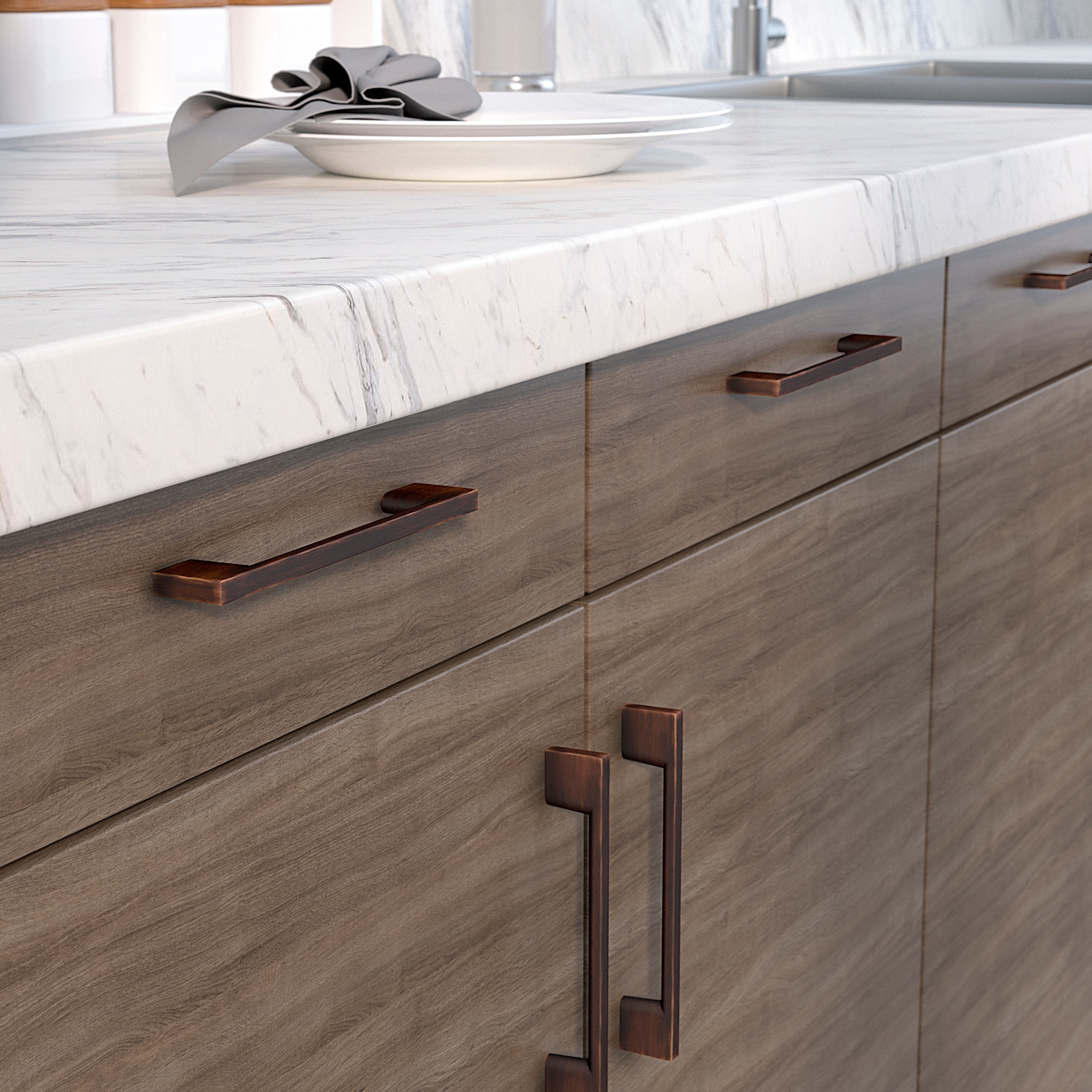Richelieu BP8160128BORB Cabinet-Pulls - View #2