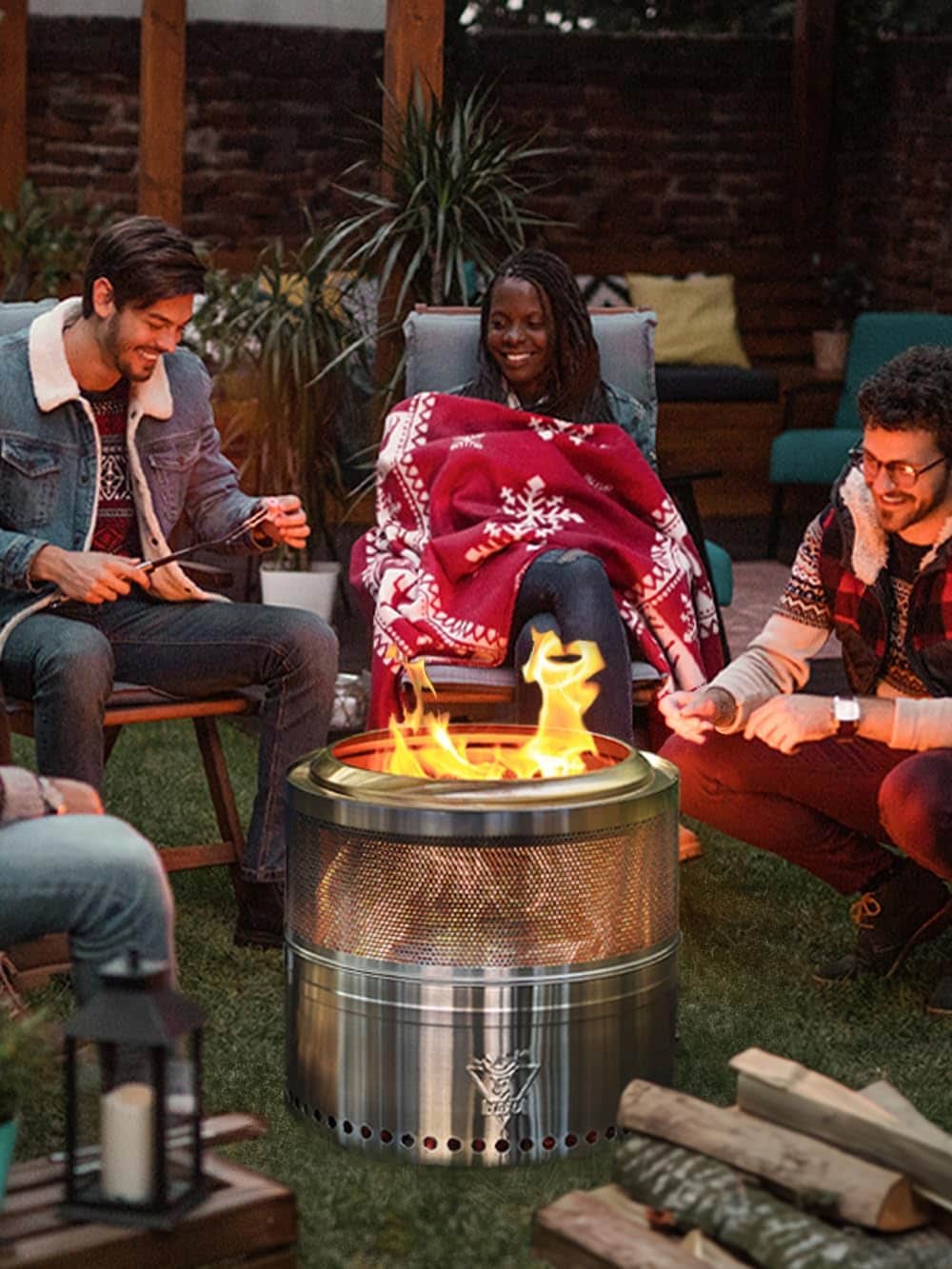 WINSOON DHL1002 Outdoor-Woodburning-Firepits - View #6
