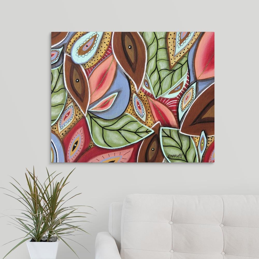 GreatBigCanvas 30-in H x 24-in W Abstract Print on Canvas | 2543427-24-24X30