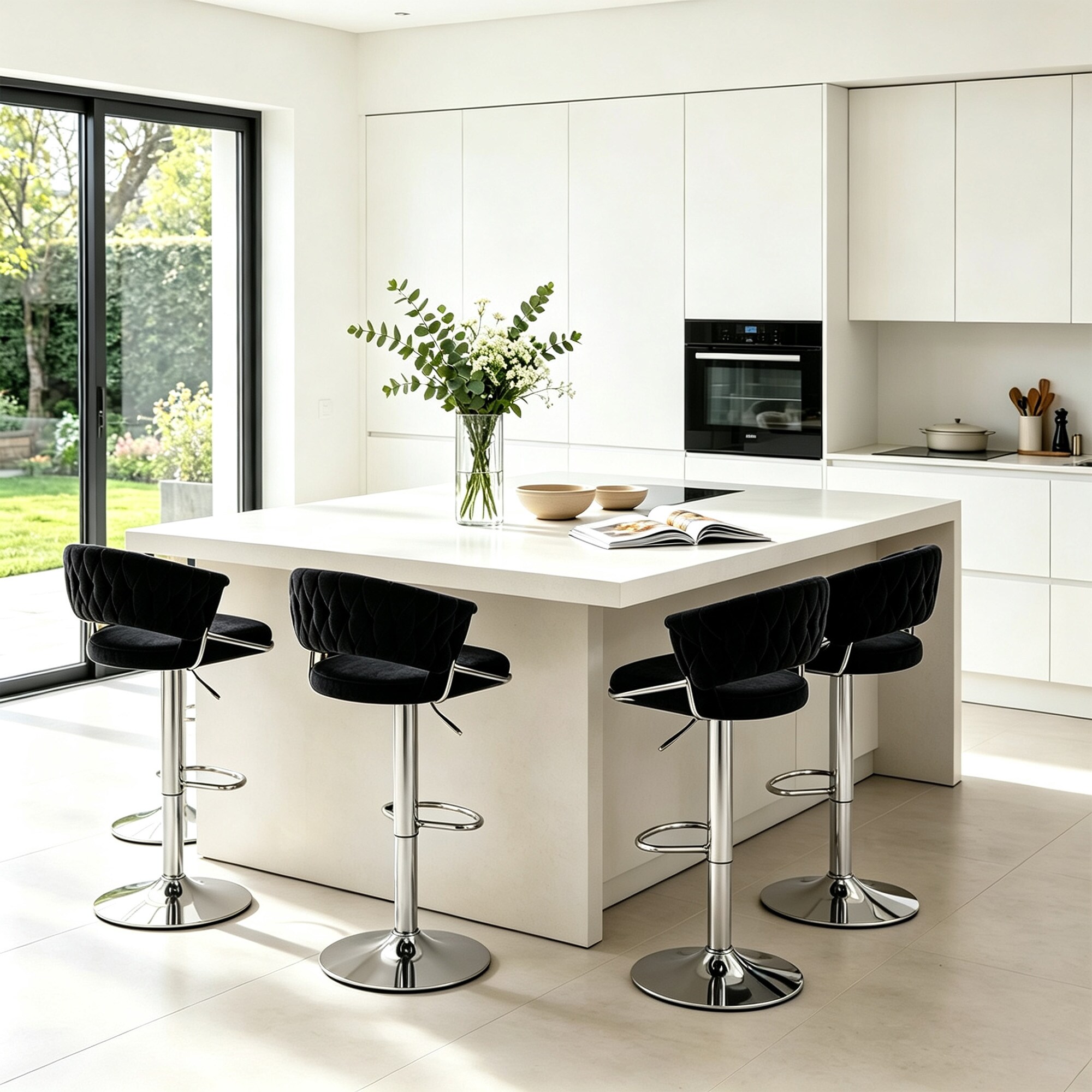 Dreamsidea LS-BA03-SI-2-BLA-4 stools - View #2