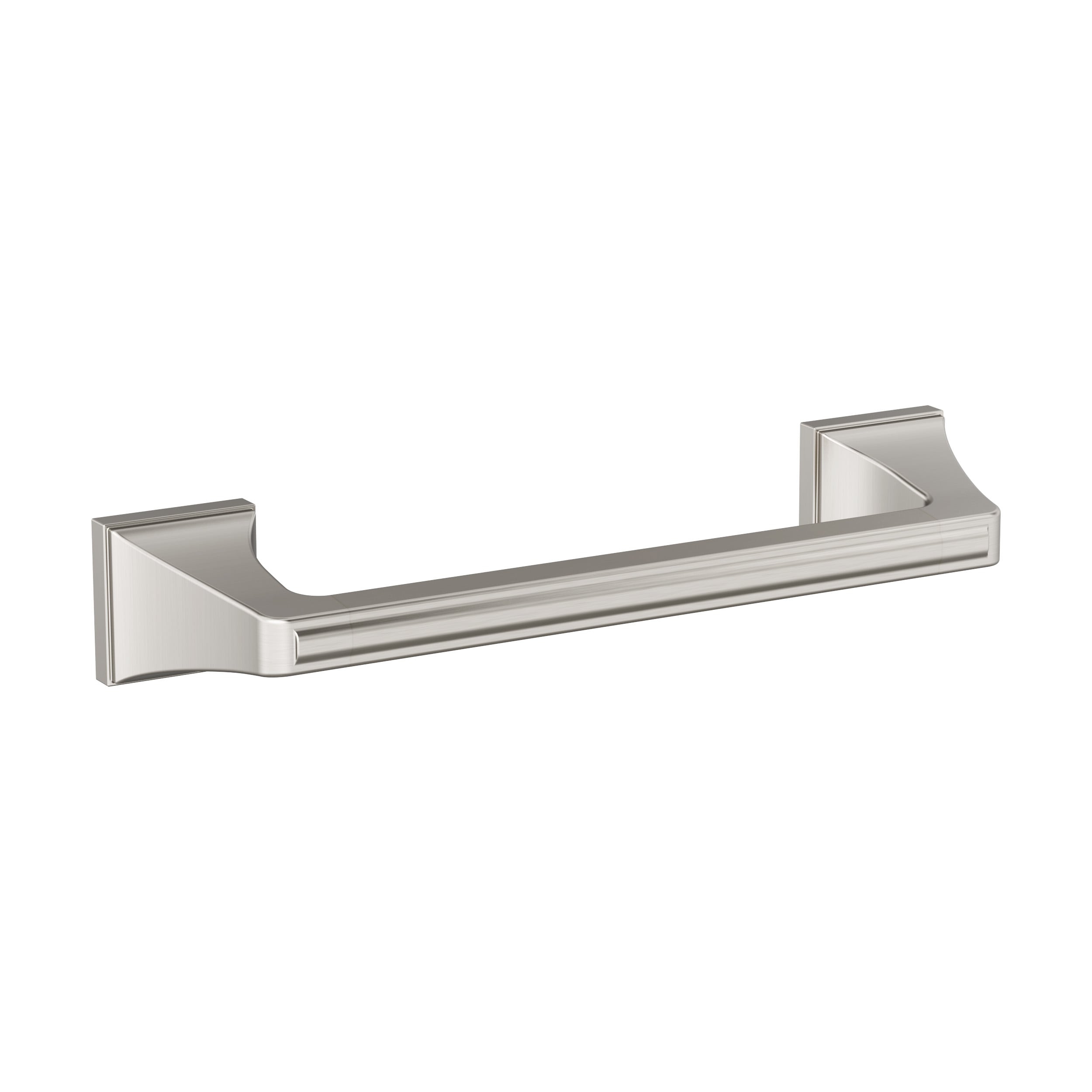 Amerock BH36025G10 Mulholland 9-in Brushed Nickel Wall mount Single Towel Bar