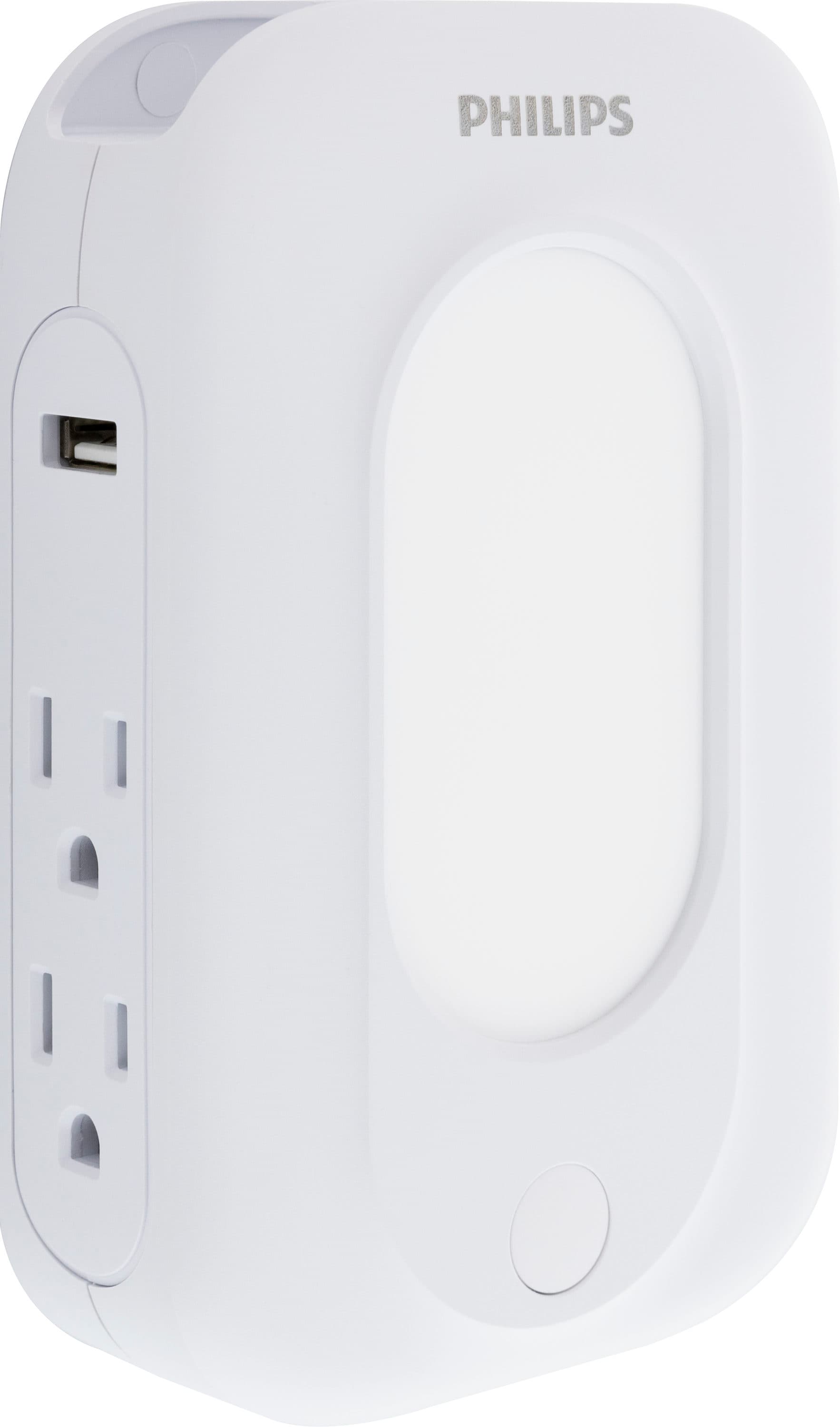 Philips 4-Outlet 900 Joules 1875-Watt Indoor USB Surge Protector in the  Surge Protectors department at