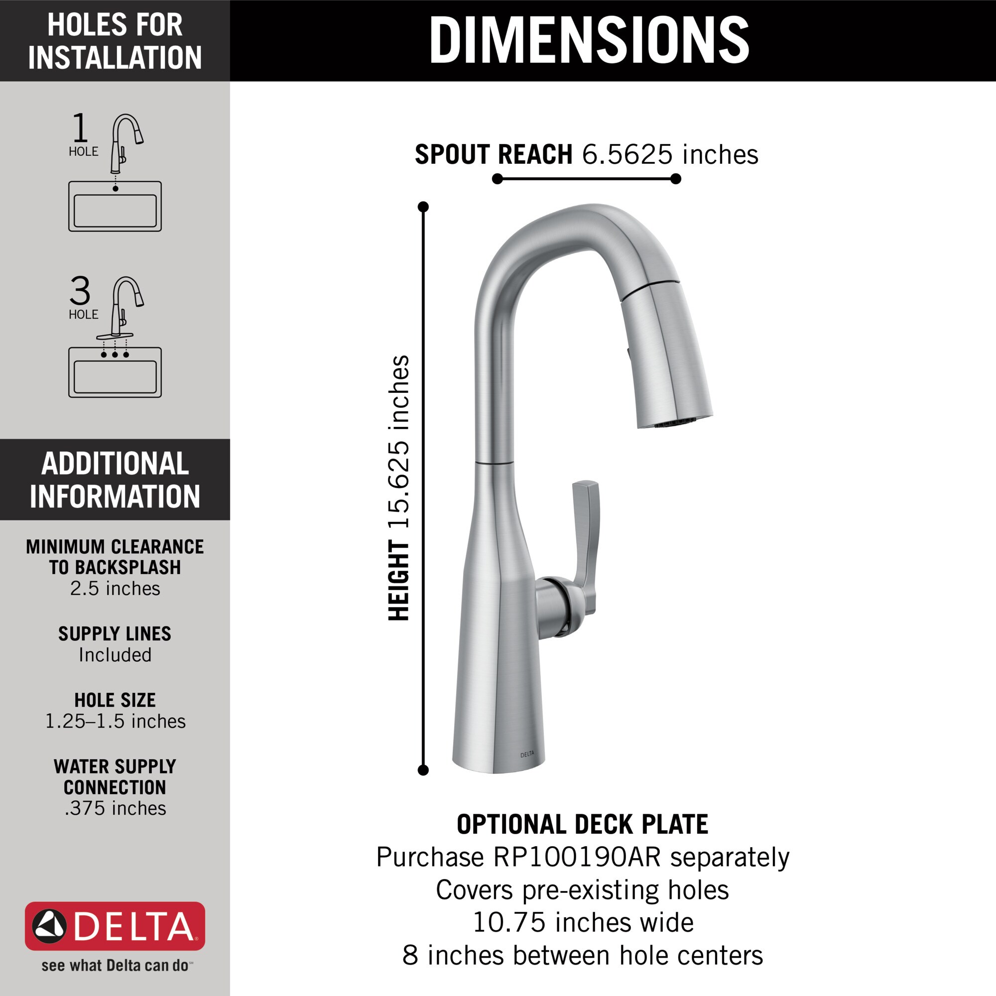 Delta 9976-AR-PR-DST Kitchen-Faucets - View #3