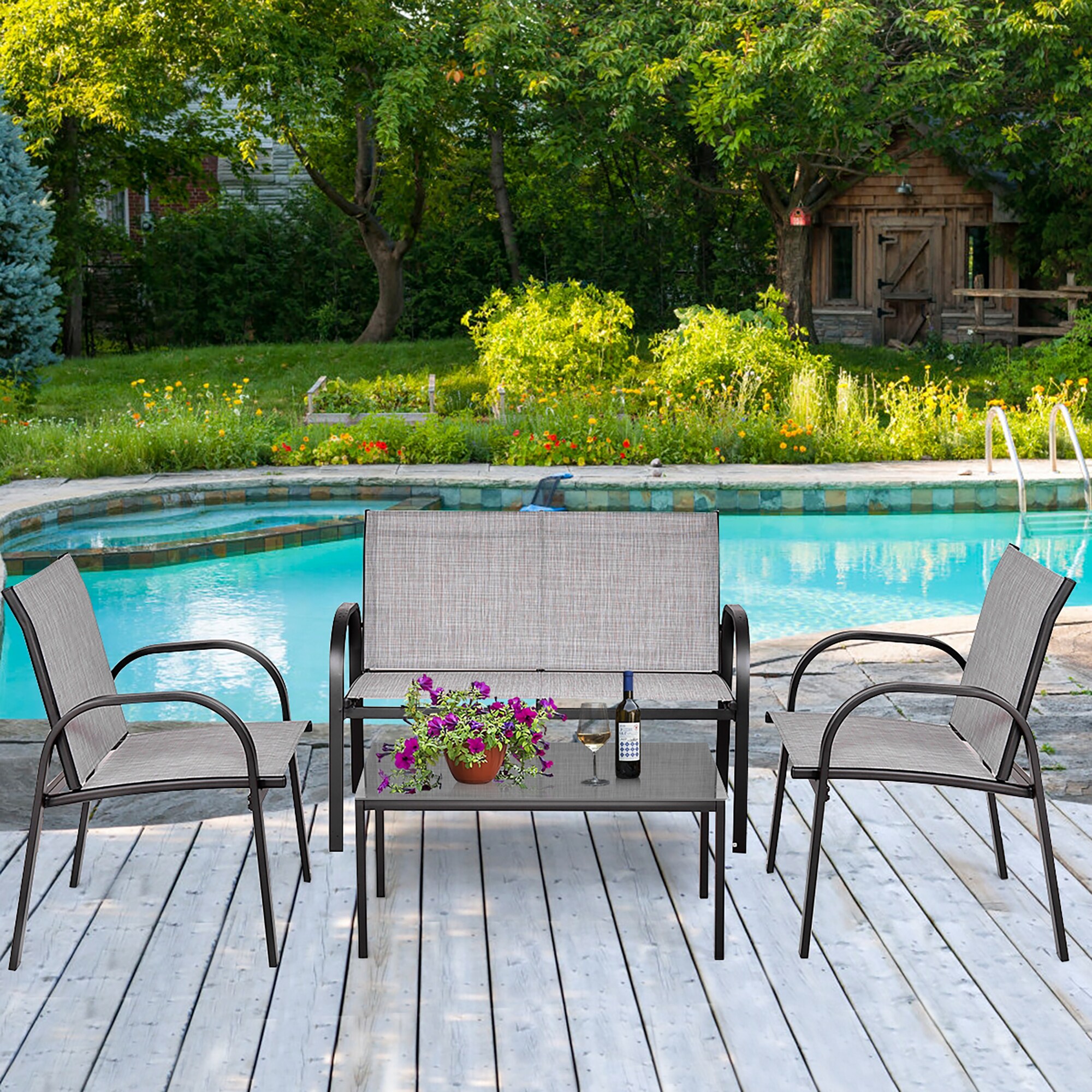 CASAINC WF-SM-KF-3700BR Patio-Conversation-Sets - View #4