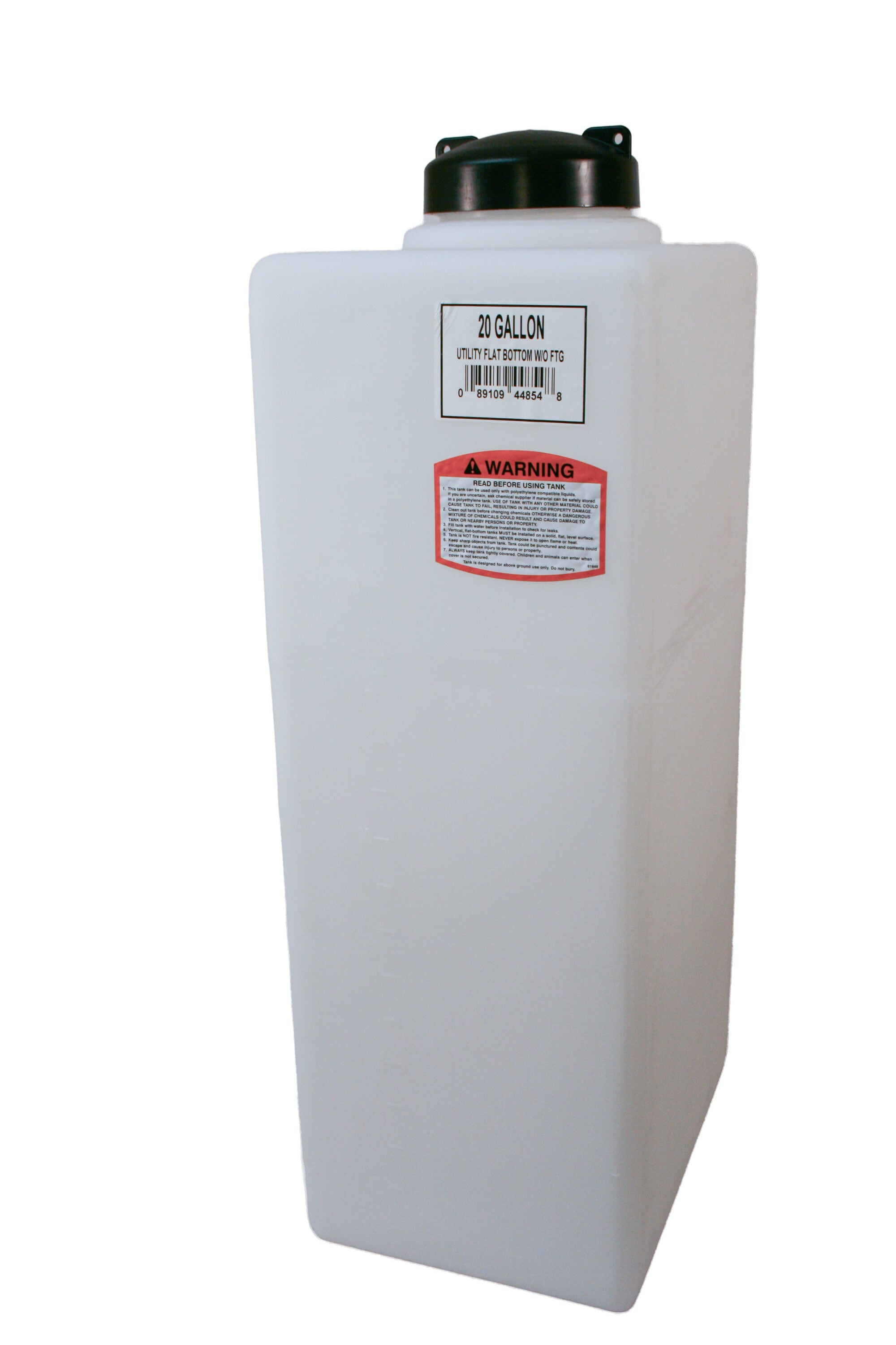 Norwesco 44854-DS 20-Gallons Plastic White Water Storage Tank