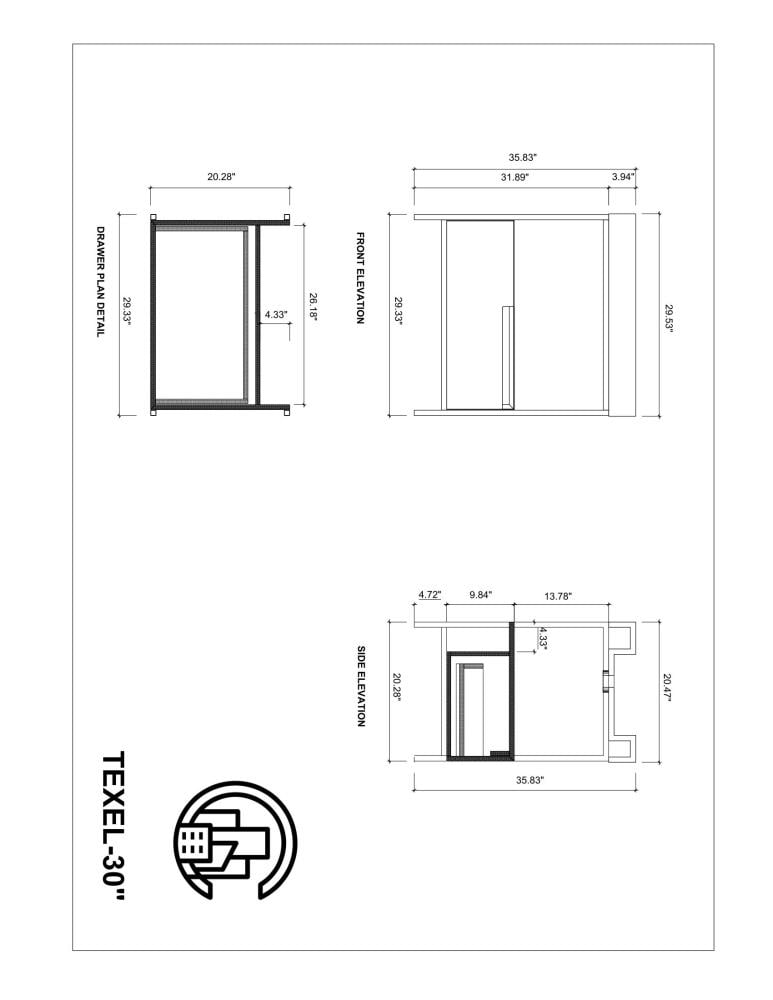 CARTISAN DESIGN VATEXAM30FD Bath-Vanity-Combo - View #10