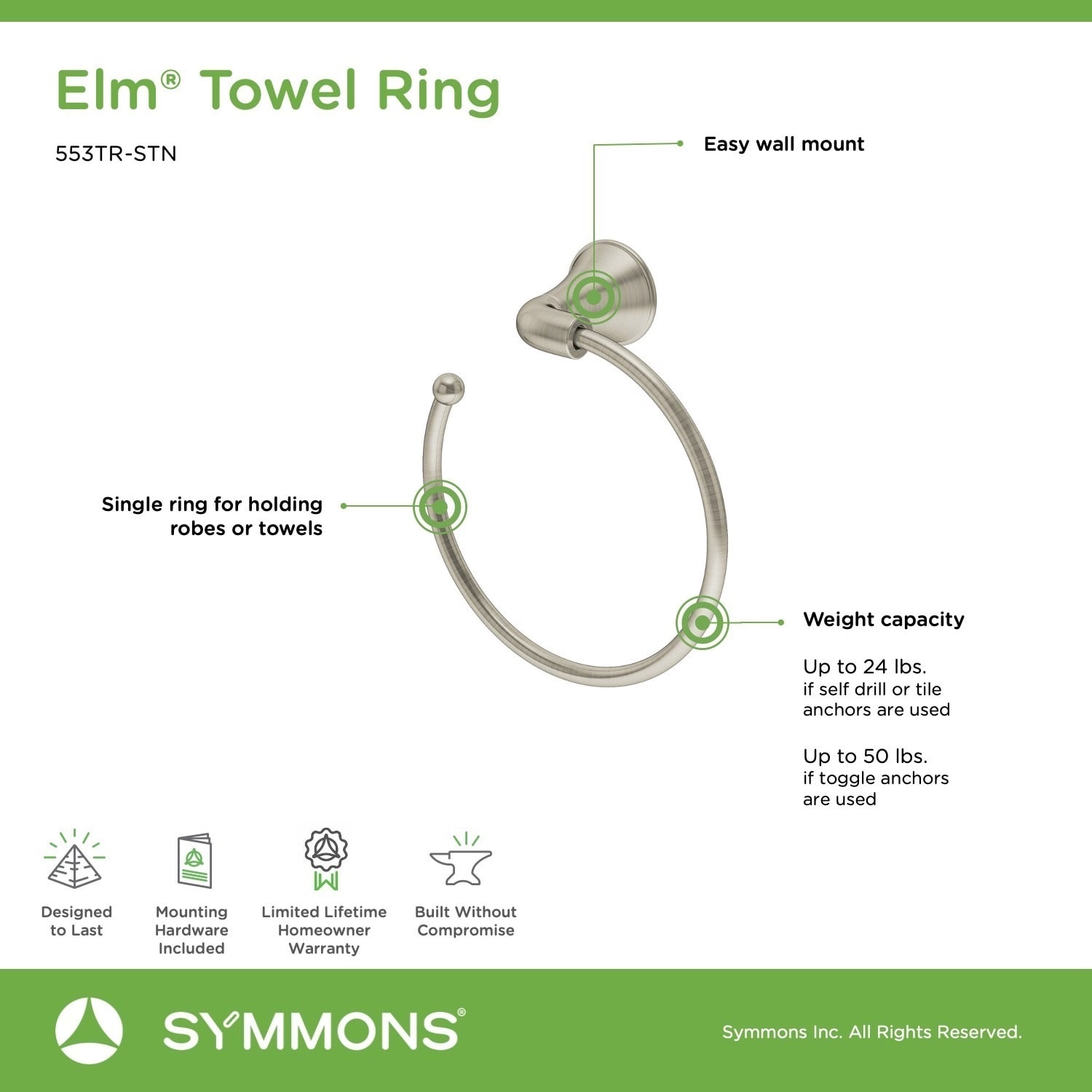 Symmons 55AC3BUNDLESTN Decorative-Bath-Hardware-Kits - View #5