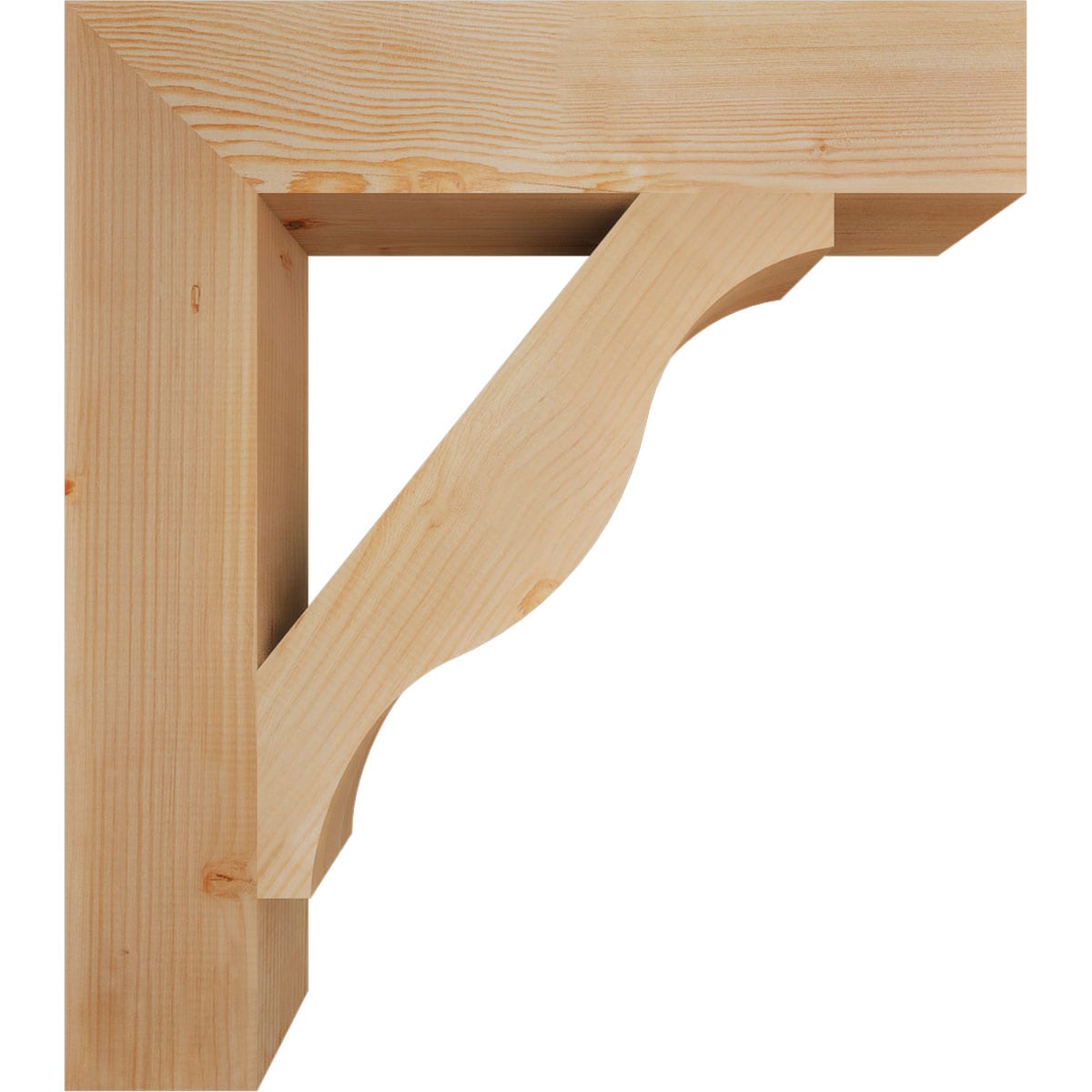 Ekena Millwork BKT06X30X34FST05SDF Exterior-Brackets-Braces - View #3