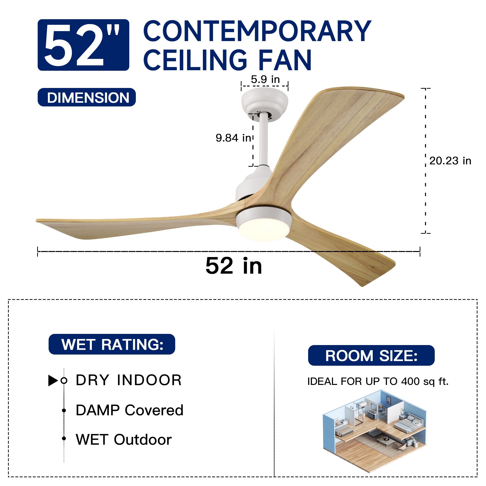  52LS122606WH Ceiling-Fans - View #6