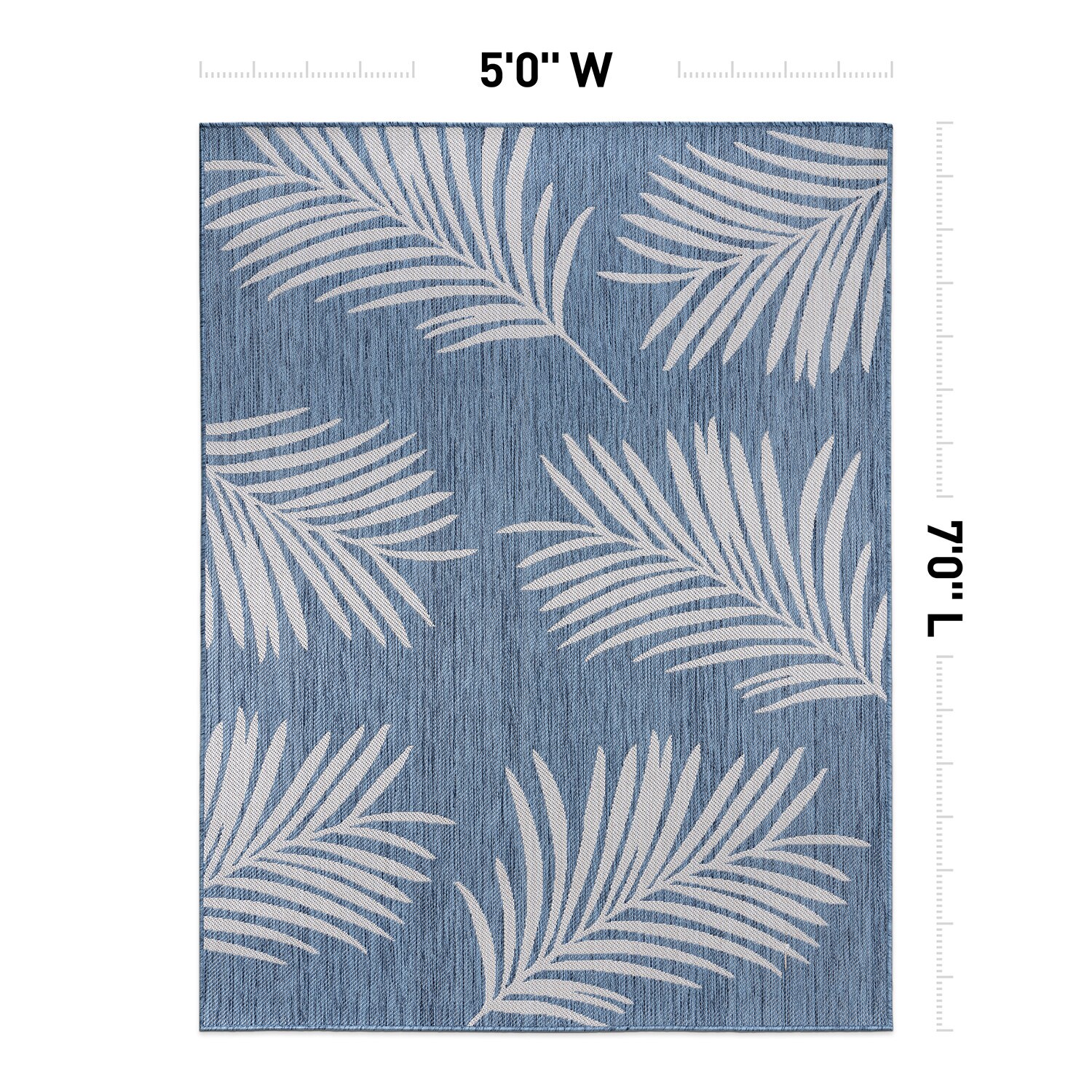 World Rug Gallery 111BLUE5X7 rugs - View #3