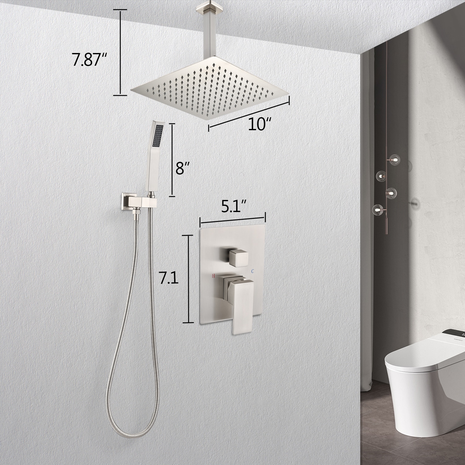 Vanityfus VF-W2287-82558 Showerhead-Bar-Panels - View #3