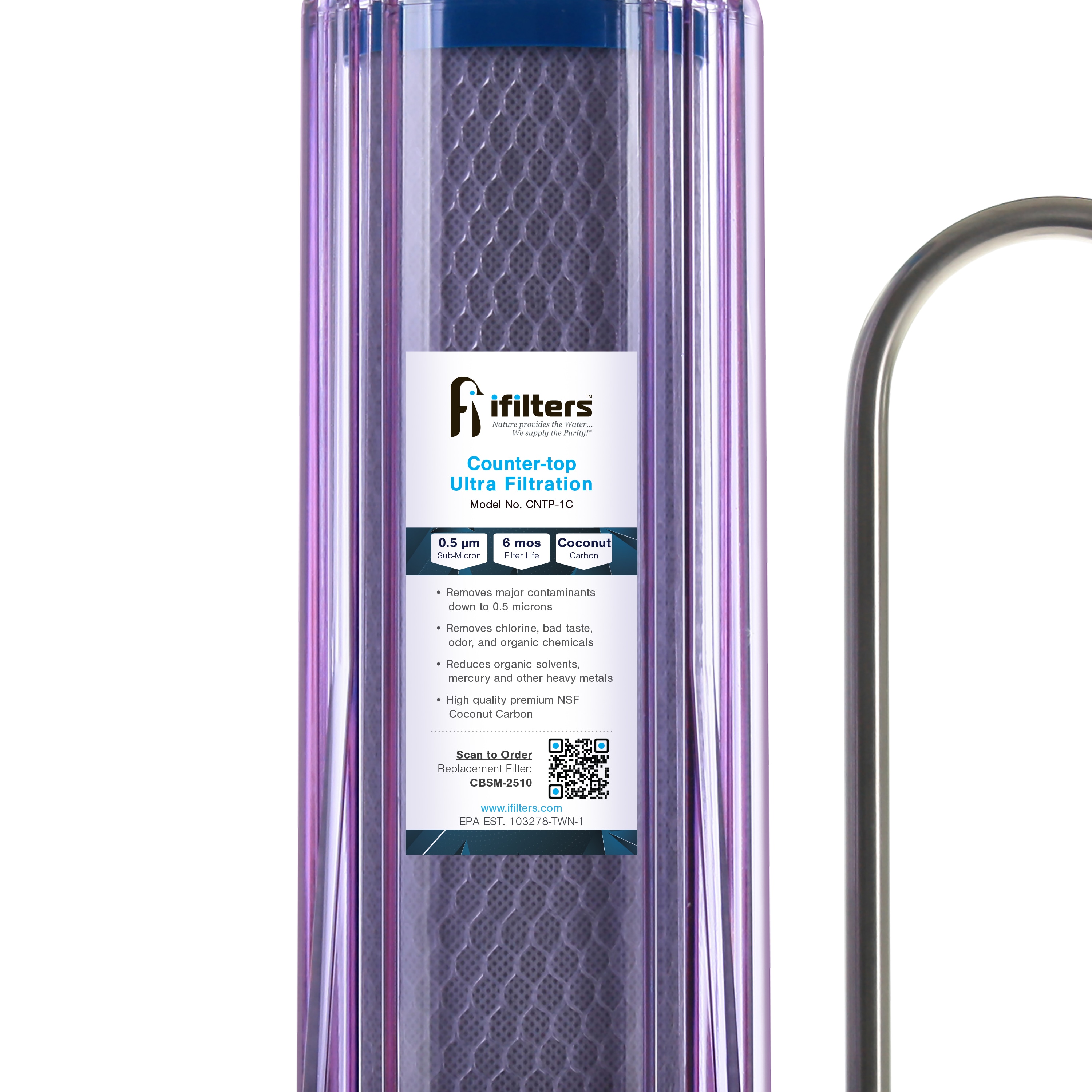 iFilters CNTP-1C Faucet-Mount-Filters - View #4
