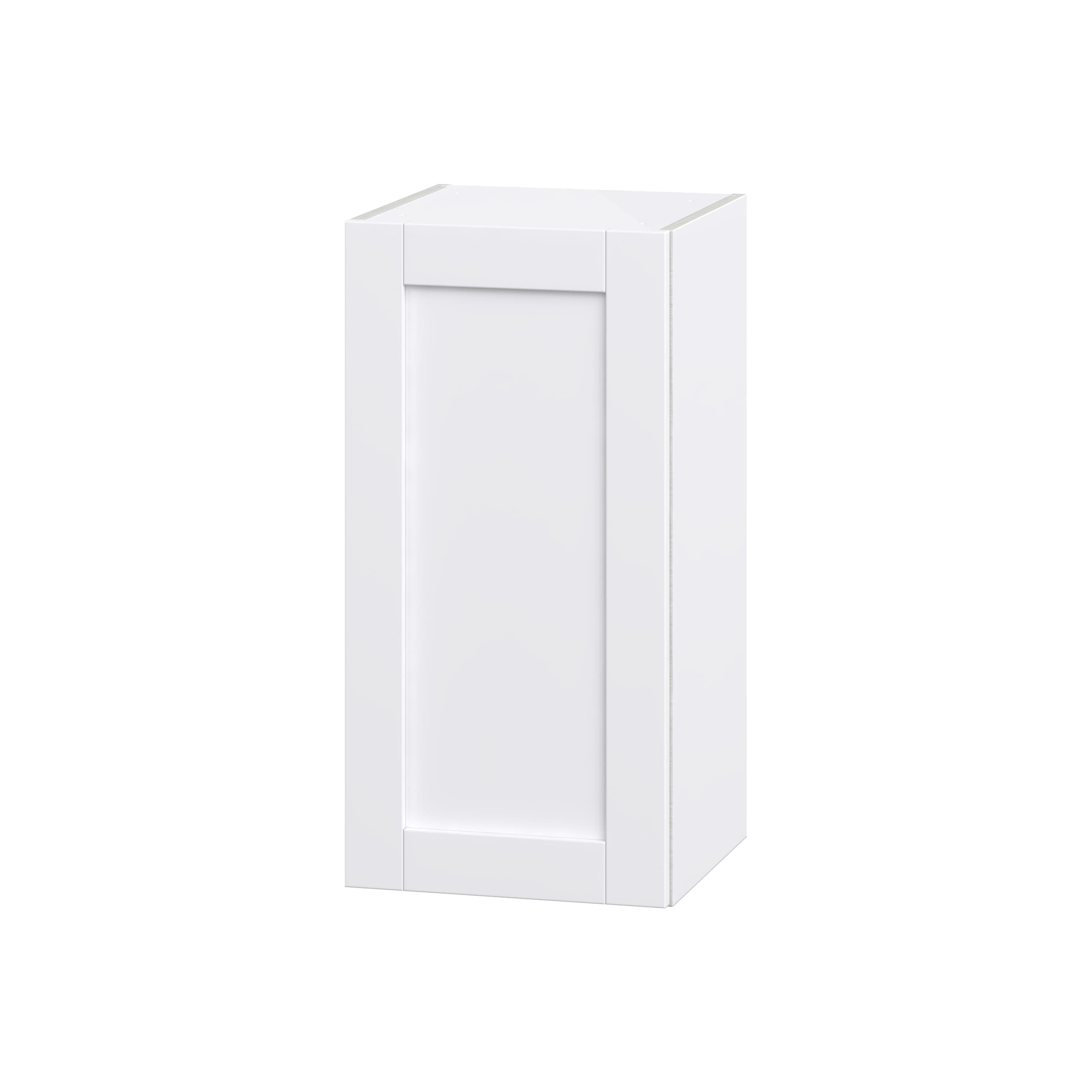 Hugo&Borg Rosemont 9-in W x 30-in H x 14-in D Glacier White Wall Fully Assembled Cabinet (Flat Panel Shaker Door Style)