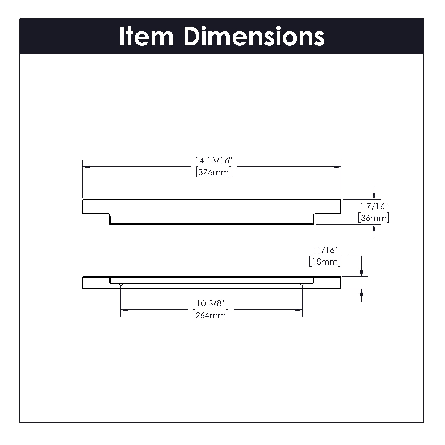 Hickory Hardware C02H075745-AL Cabinet-Pulls - View #5