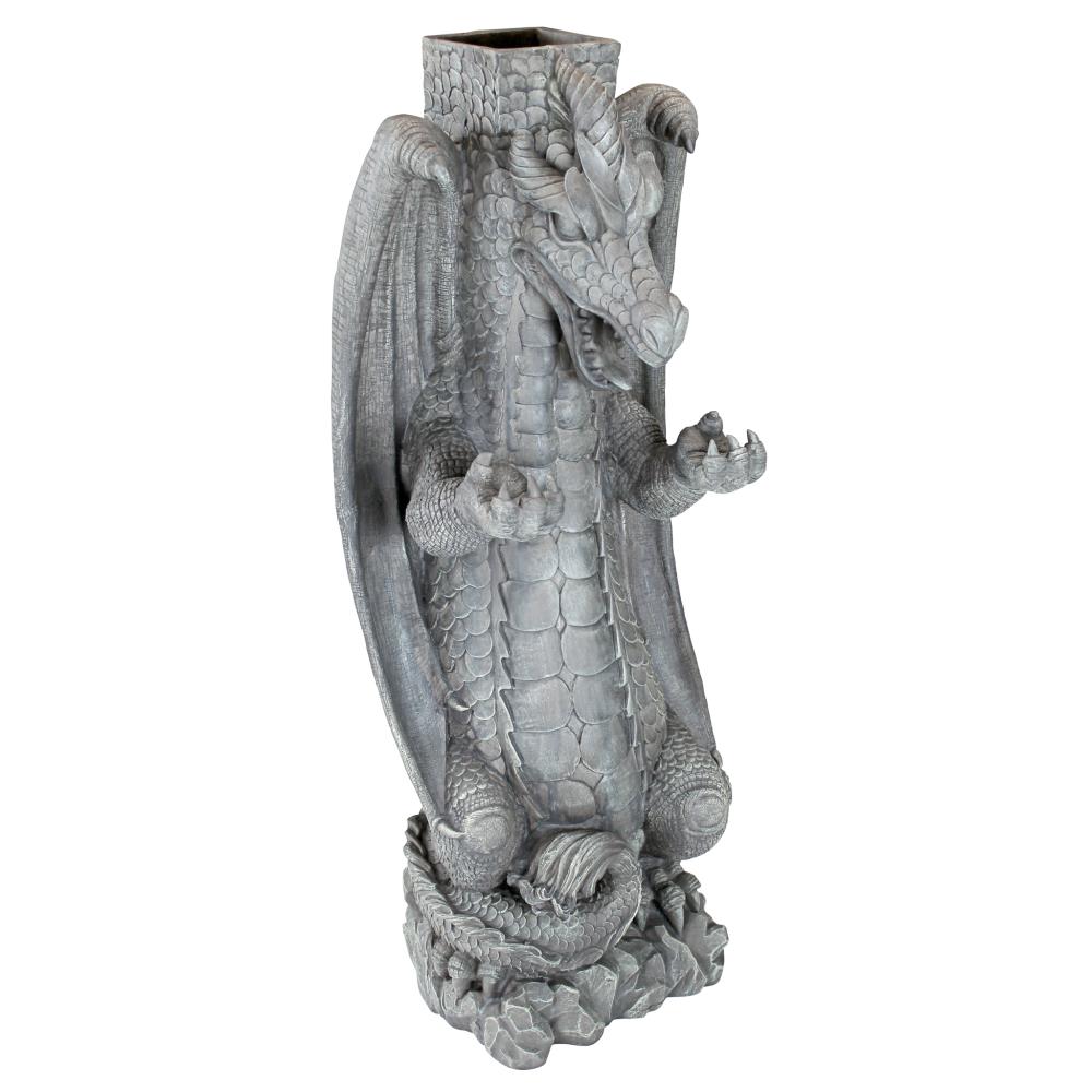 Design Toscano 41-in H x 16-in W Gray Animal Garden Statue in the Garden  Statues department at