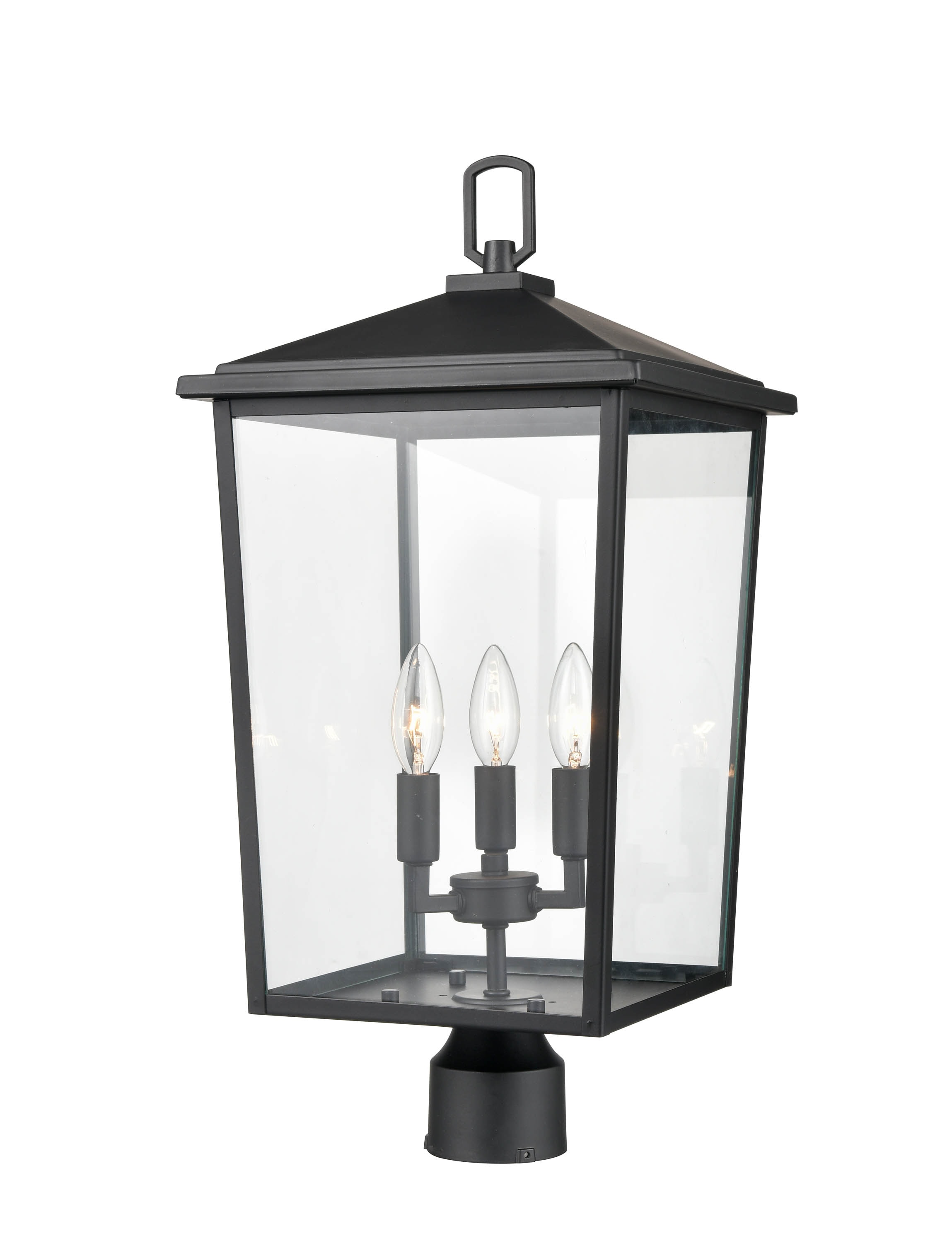 Millennium Lighting 2983-PBK Complete-Post-Lights - View #2