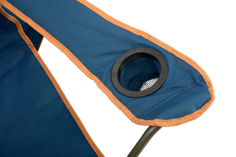 Quik Shade Polyester Navy Folding Camping Chair (Carrying Strap/Handle  Included) in the Beach & Camping Chairs department at