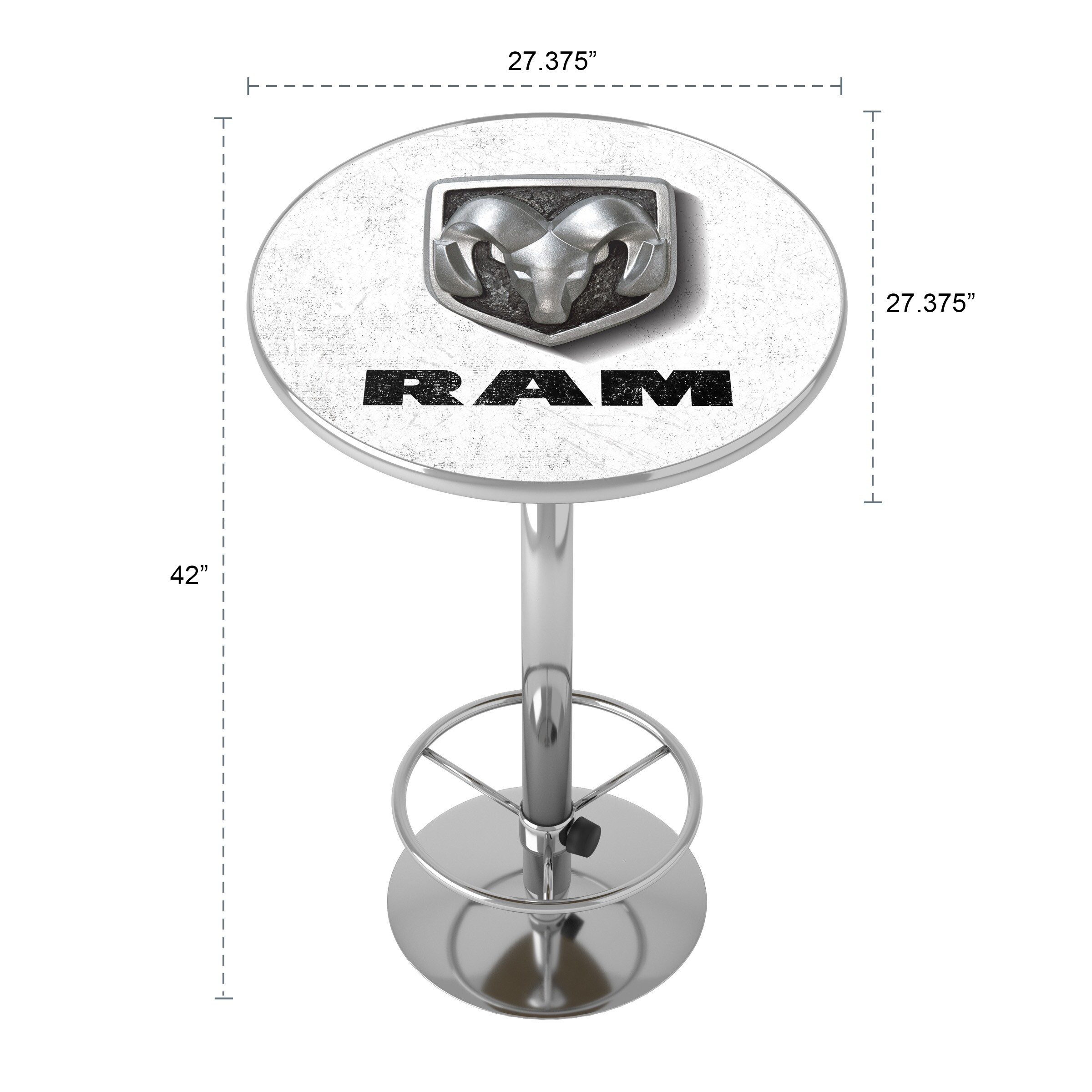 Trademark Gameroom RAM2000-LOGO-WHI Dining-Tables - View #3