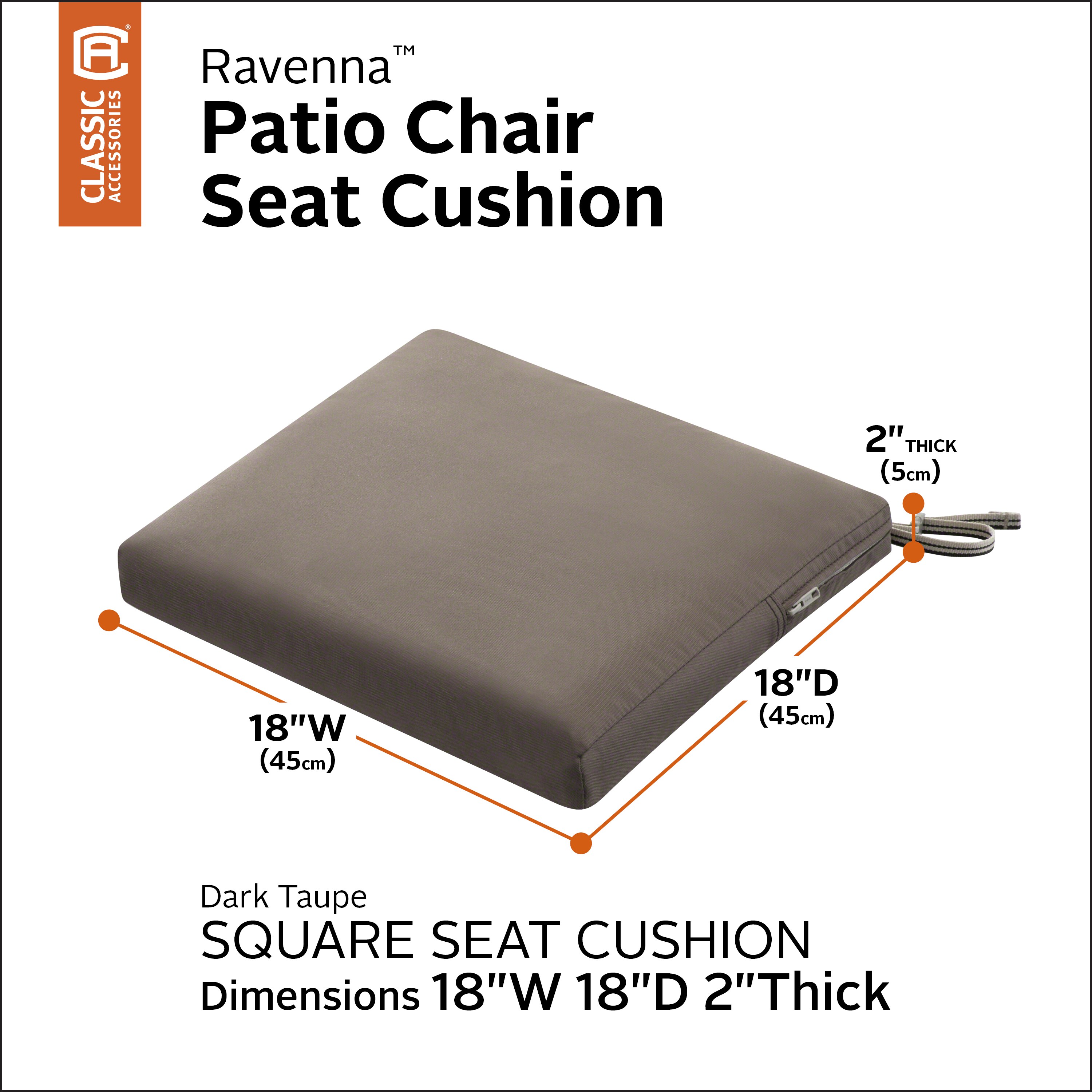 Classic Accessories 62-176-011001-EC Patio-Furniture-Cushions - View #3