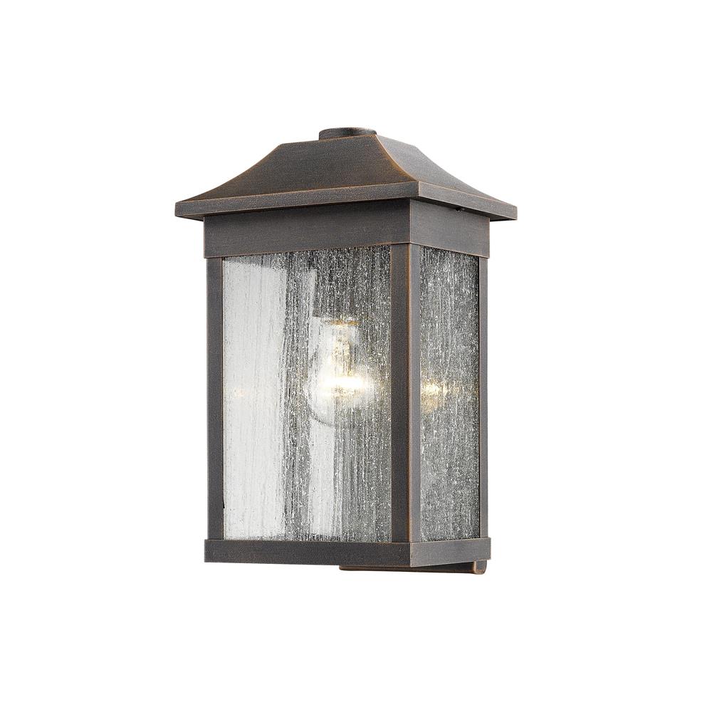 ARTCRAFT SC13101RU Morgan 1-Light 13-in Rust Outdoor Wall Light