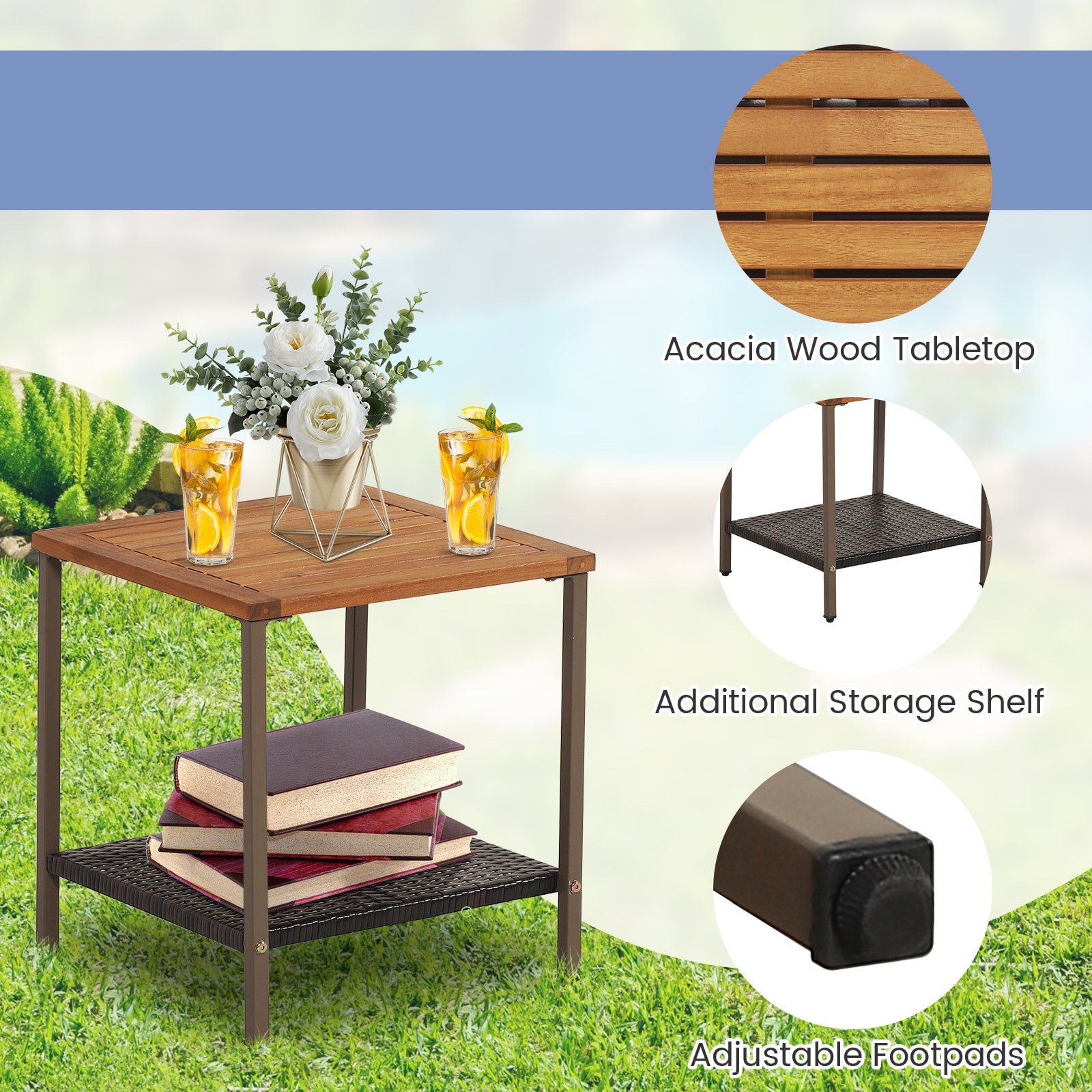 Forclover HYFAS70NY Patio-Conversation-Sets - View #5