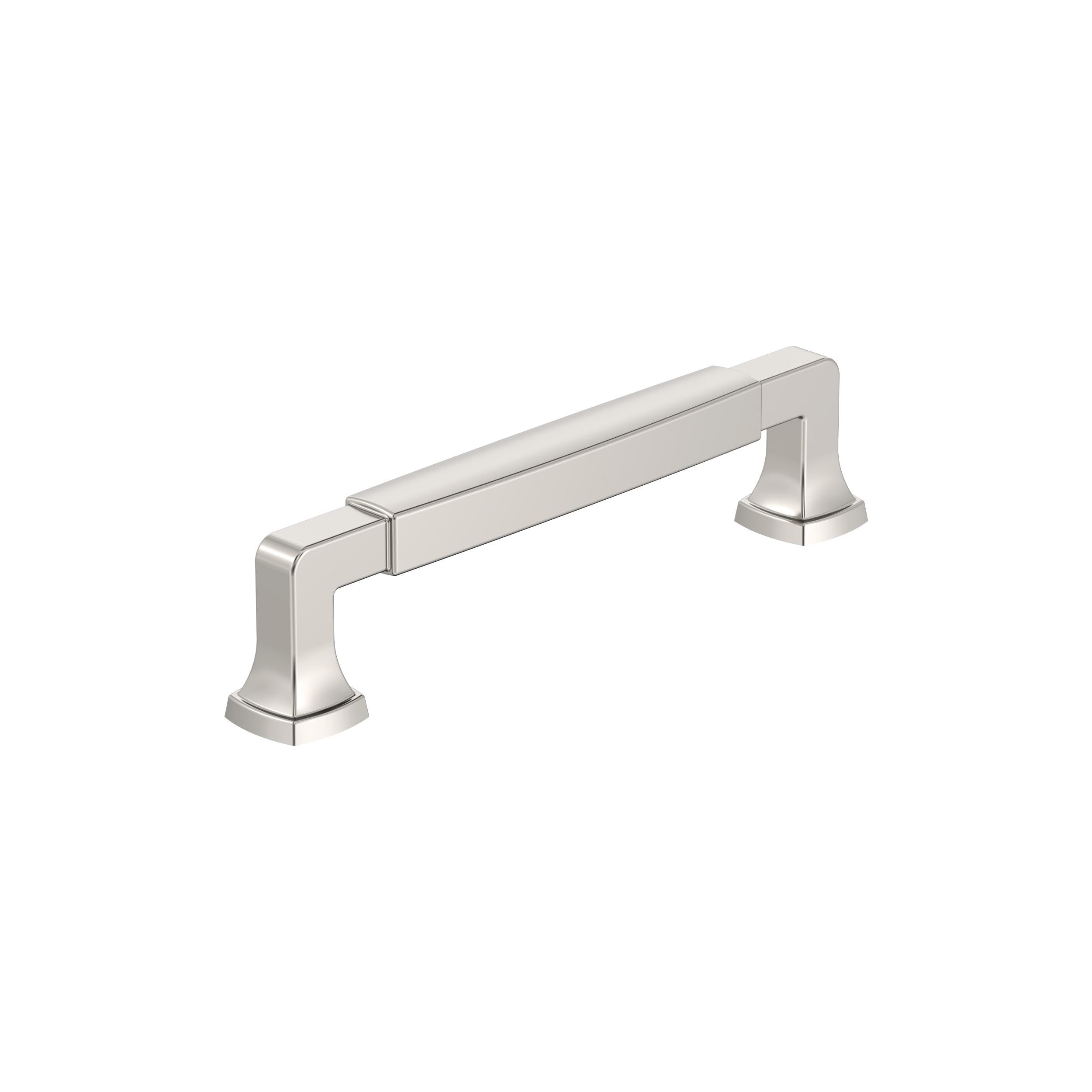 Amerock BP36888PN Stature 5-1/16-in , 128mm Center to Center Polished Nickel Rectangular Bar