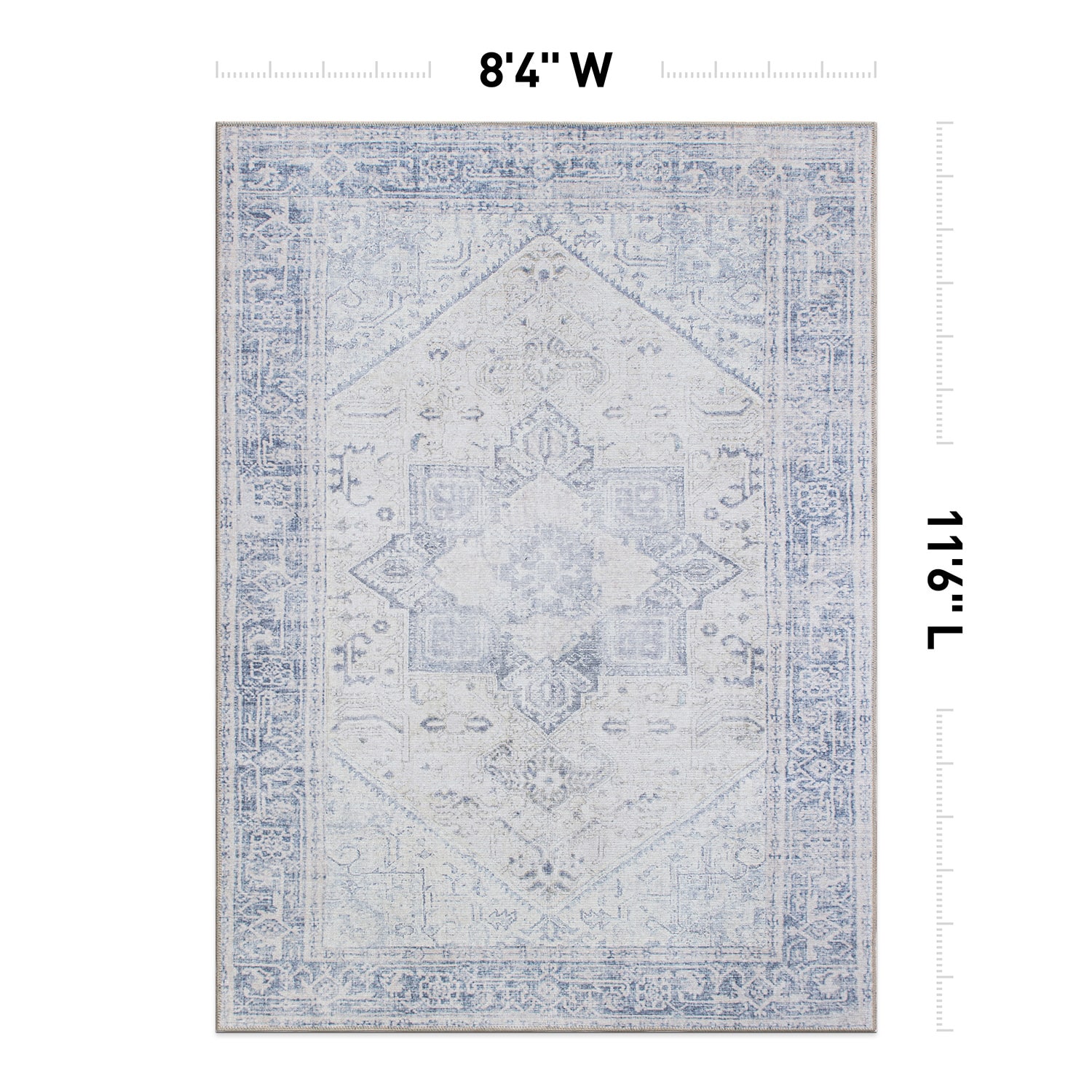World Rug Gallery 5054BLUE9X12 rugs - View #4