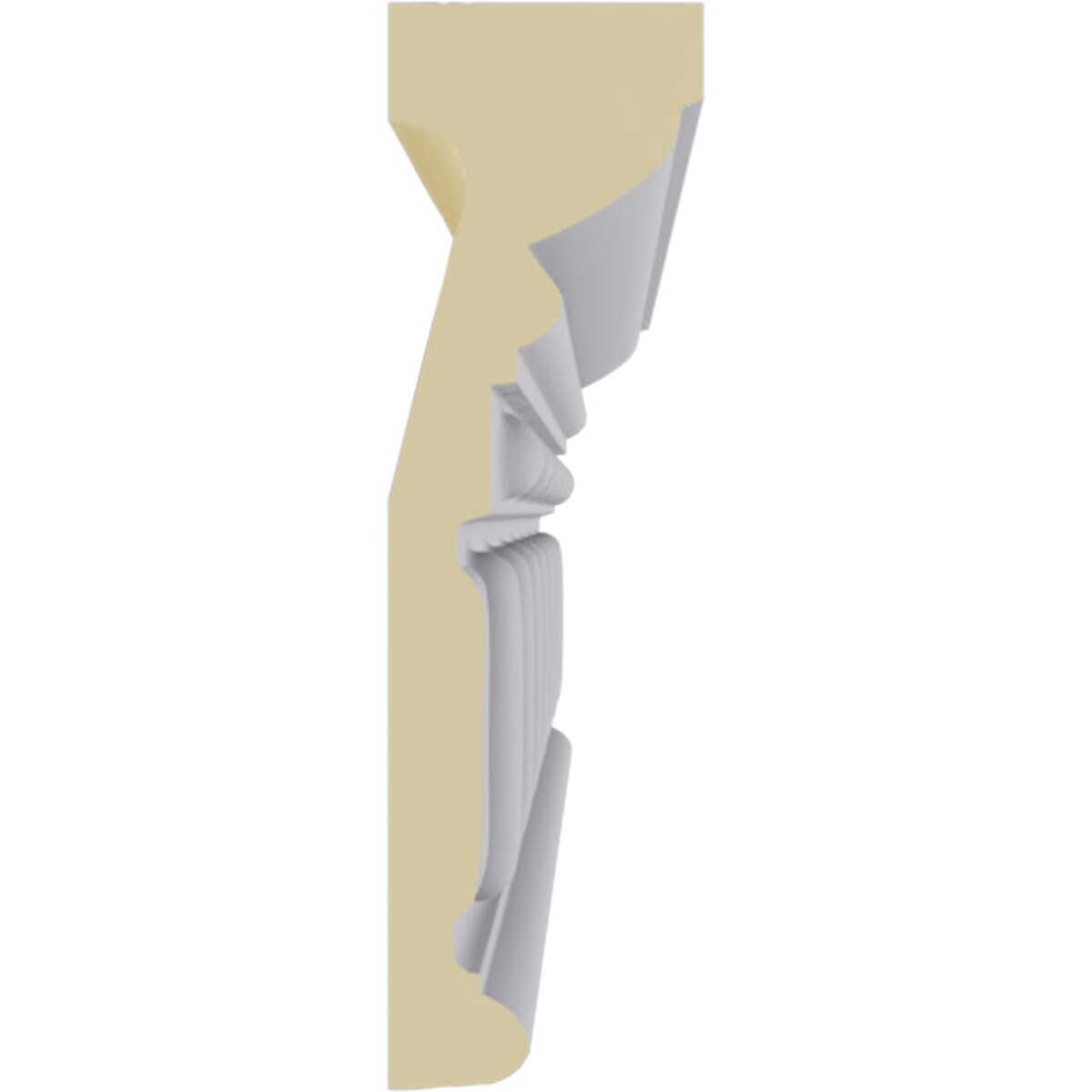 Ekena Millwork MLD04X01SE-CASE-12 Chair-Rail-Moulding - View #2
