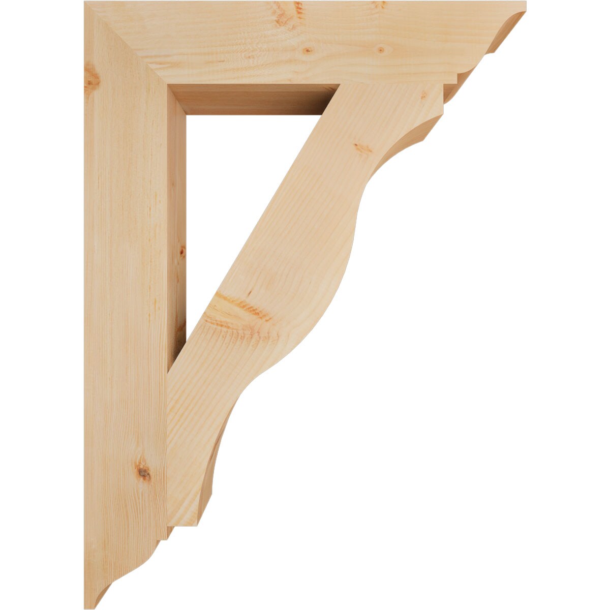 Ekena Millwork BKT06X32X44FST01SDF Exterior-Brackets-Braces - View #3