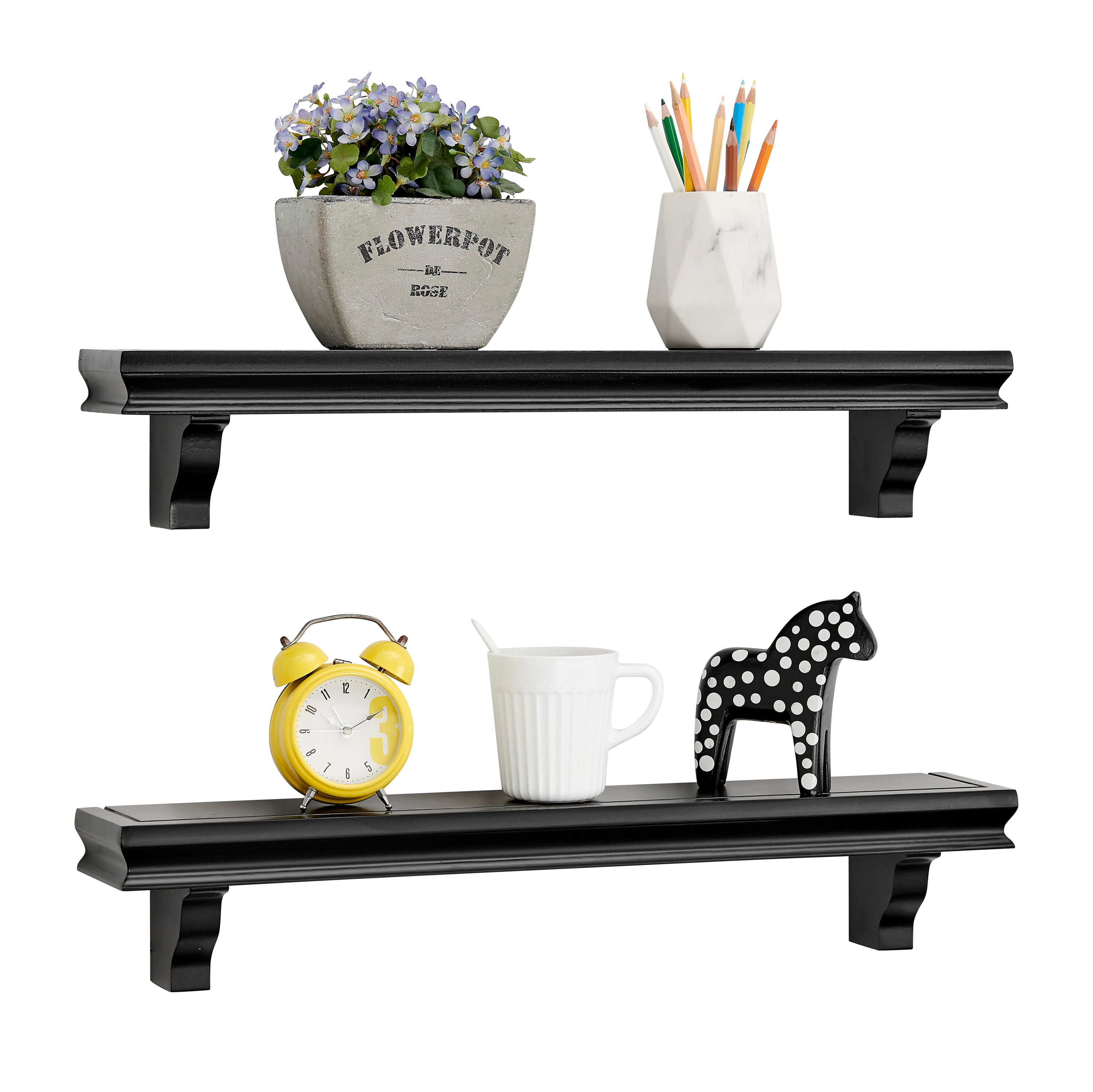 Danya B. BR14023BK Wall-Mounted-Shelving - View #5