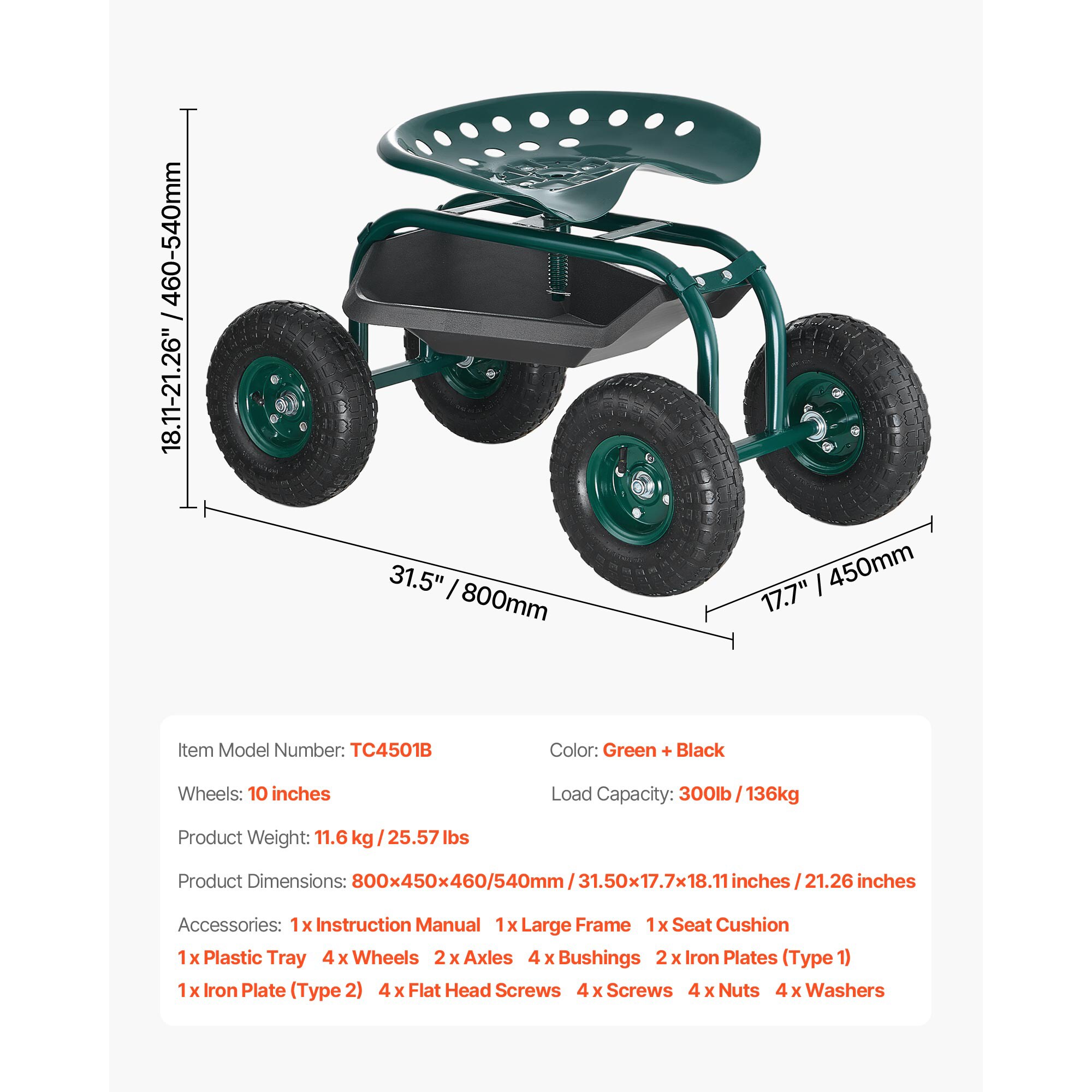 VEVOR SCKYDHYZYZXY11556V0 Garden-Seats - View #7