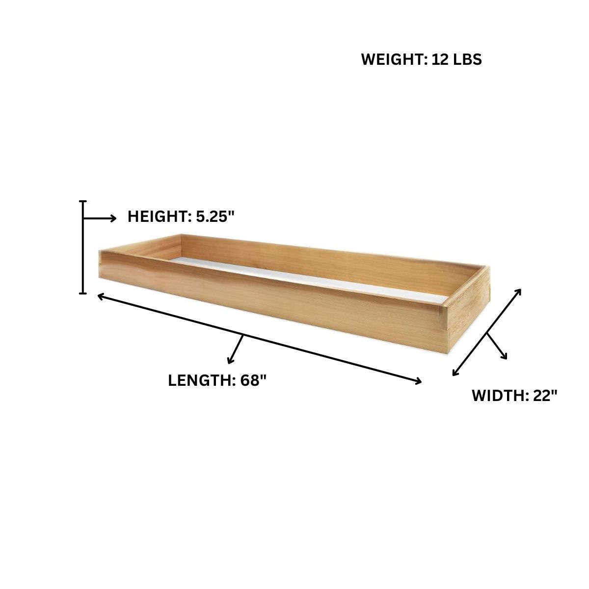 Chrystiana 6-ft Natural Cedar Raised Garden Box