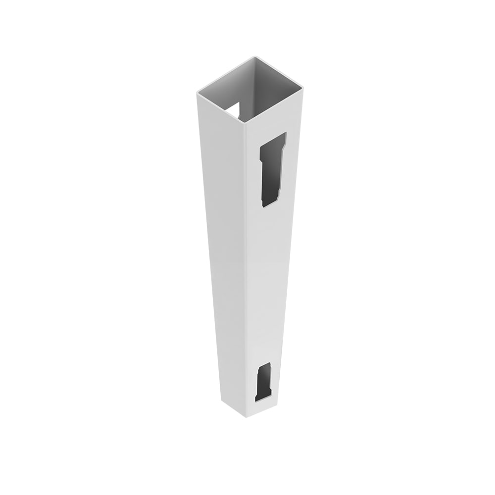 Freedom 73024601 Emblem 9-ft H x 5-in W White Vinyl Line Fence Post