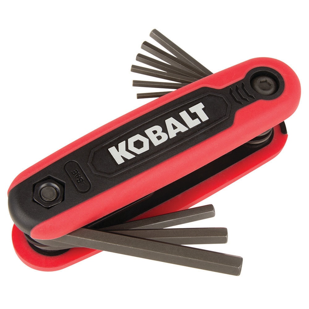 Kobalt KHK08 Folding Assorted Standard (SAE) 9 -Pieces Hex key set