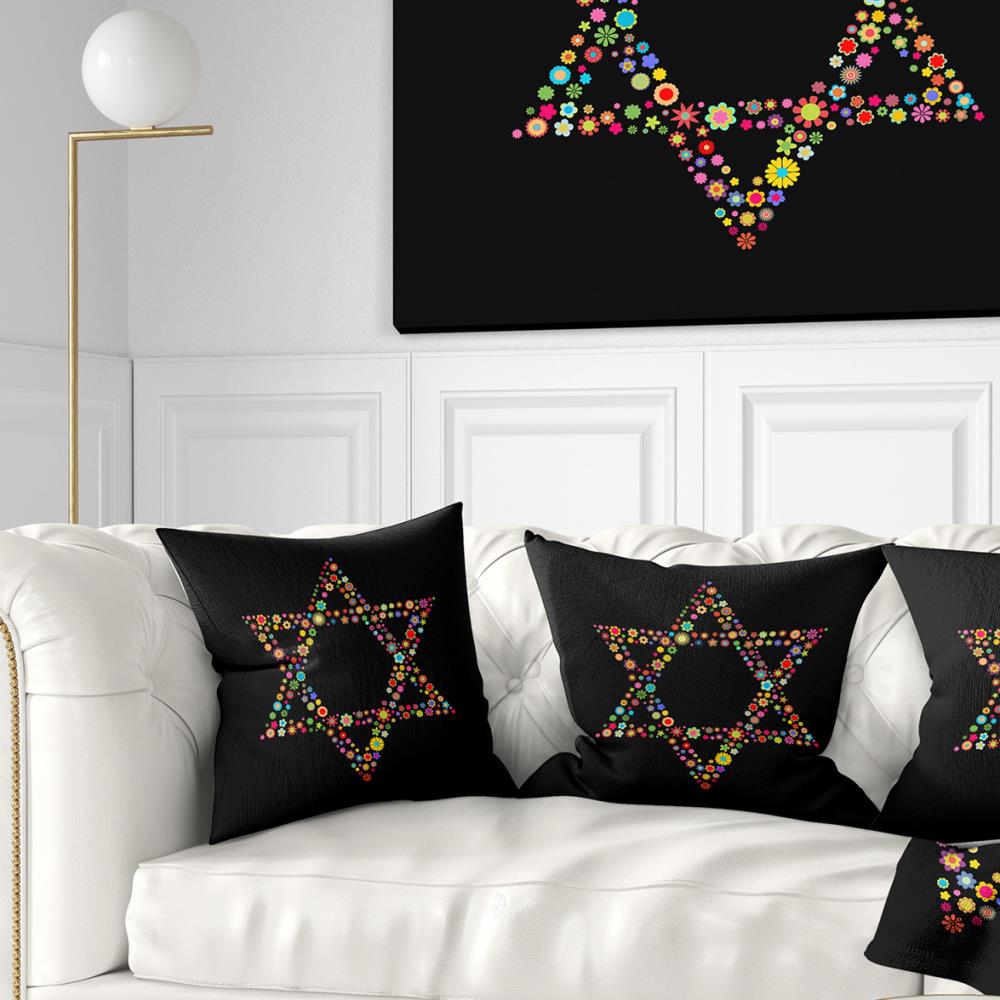 Designart CU7876-18-18 18-in x 18-in Multiple Colors Indoor Decorative Pillow
