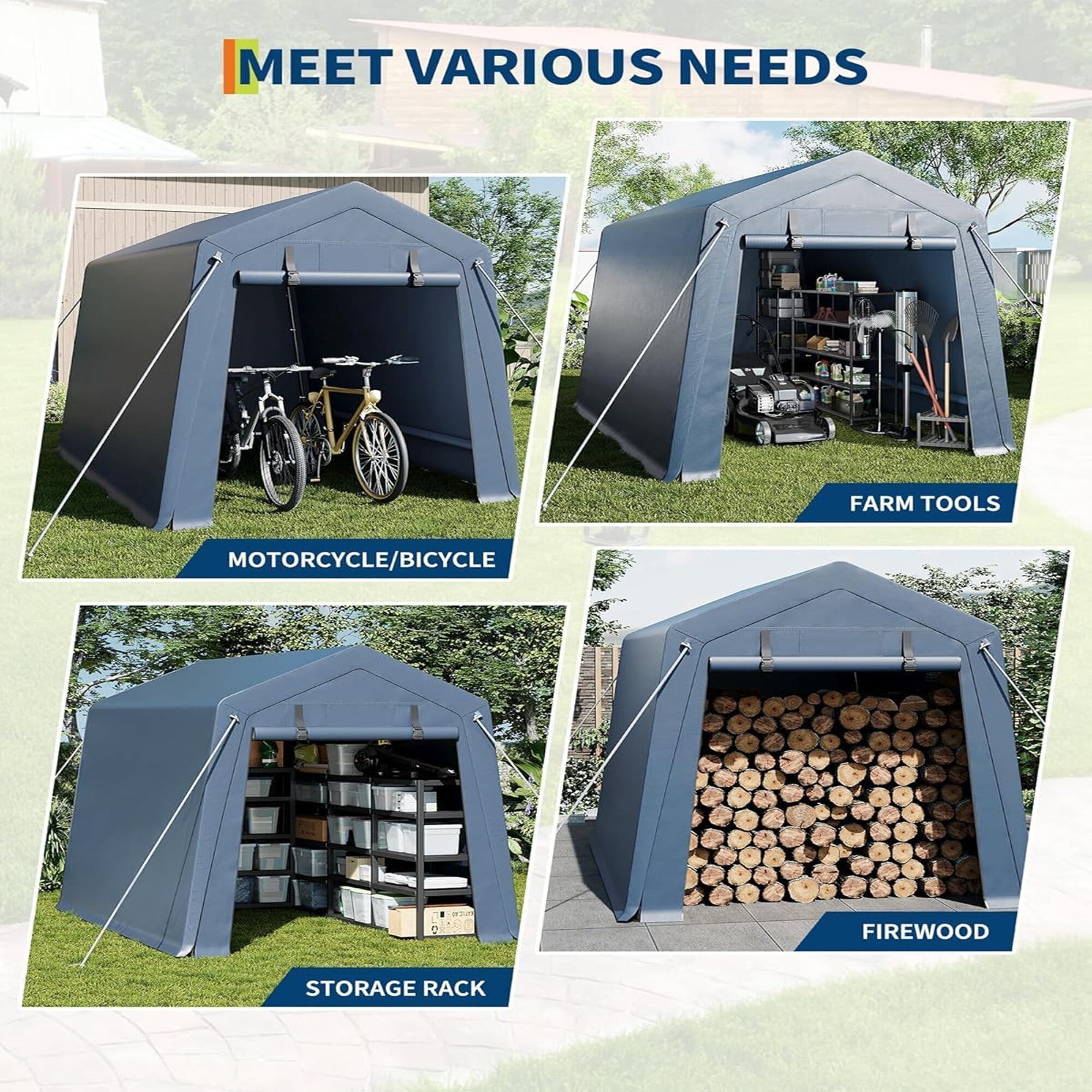 Qeetex LSHQQPPG-338CAYCT Carport-Covers - View #6