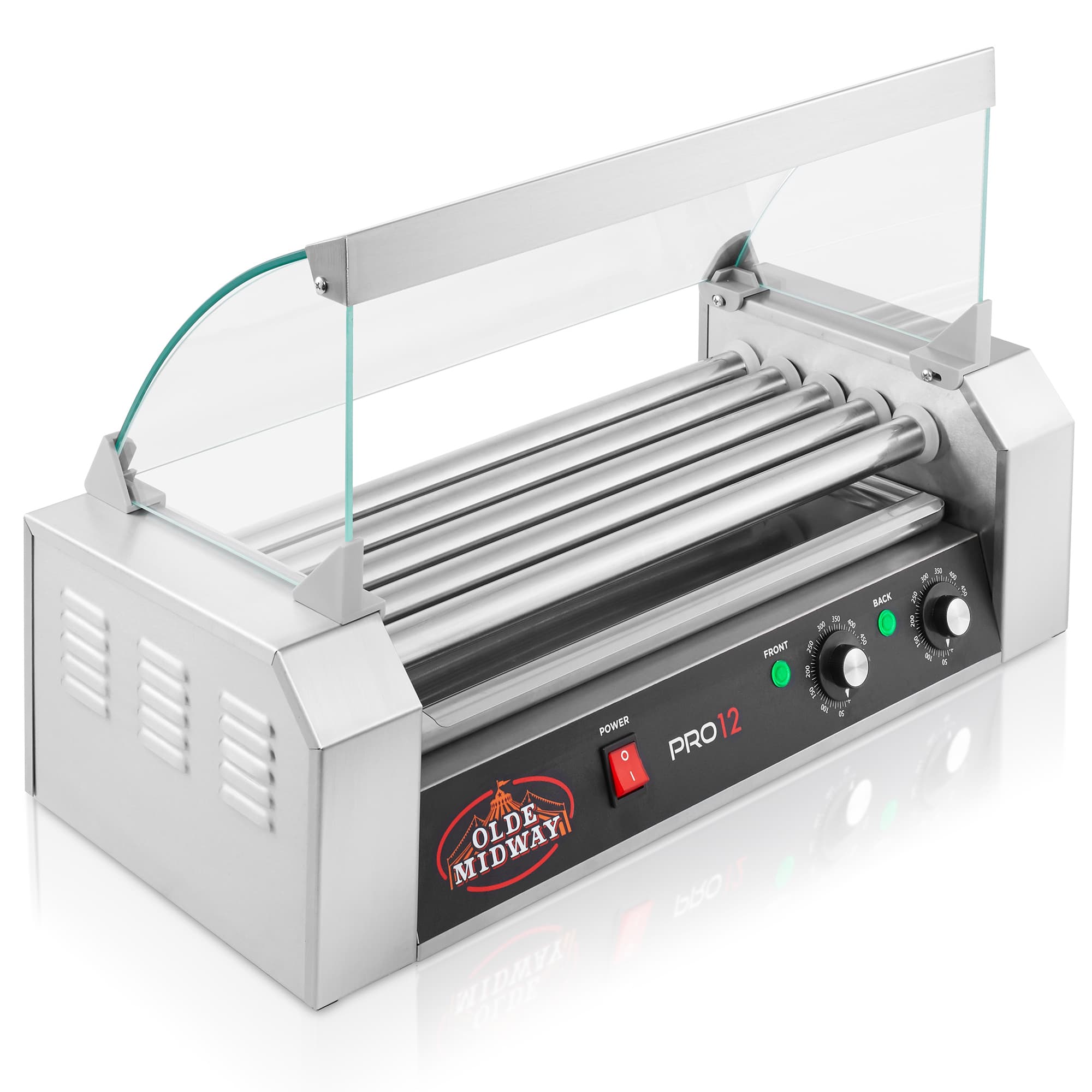 Olde Midway CON-ROLL-PRO12-CVR Hot-Dog-Cookers - View #2