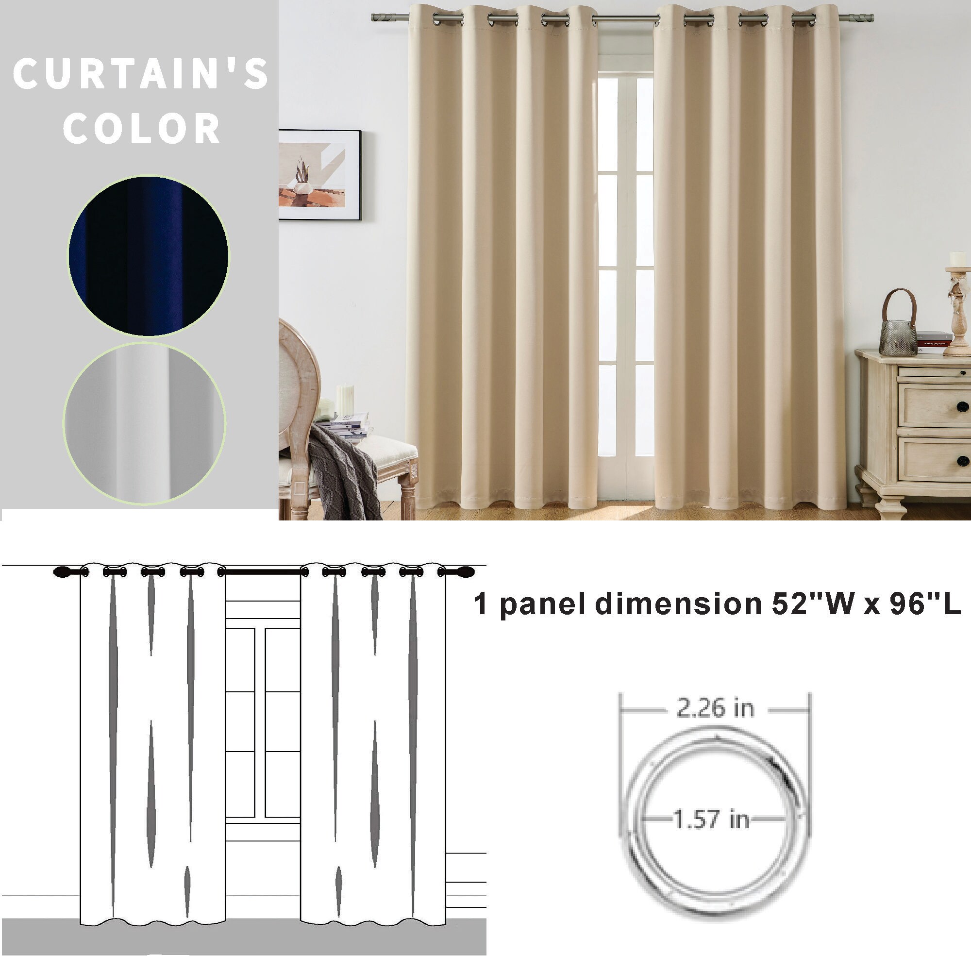 Utopia Alley WC916GW curtains - View #4