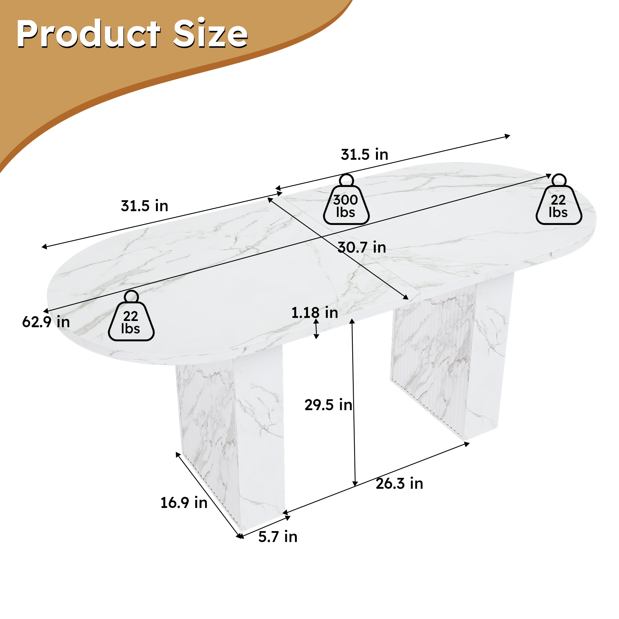Homy Casa RA00085 Dining-Tables - View #2