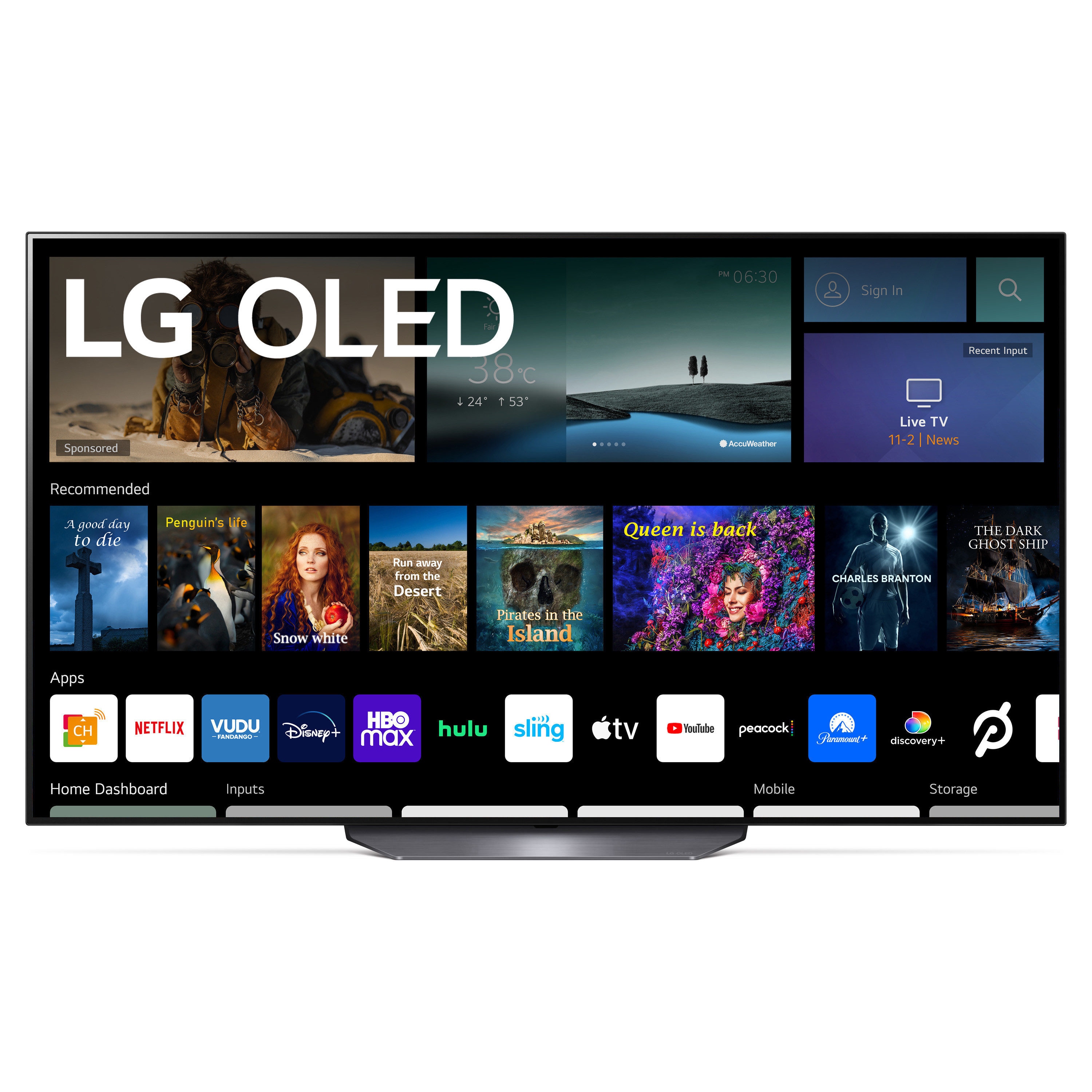  LG B2 Series 65-Inch Class OLED Smart TV OLED65B2PUA, 2022 -  AI-Powered 4K, Alexa Built-in, Black : Electronics