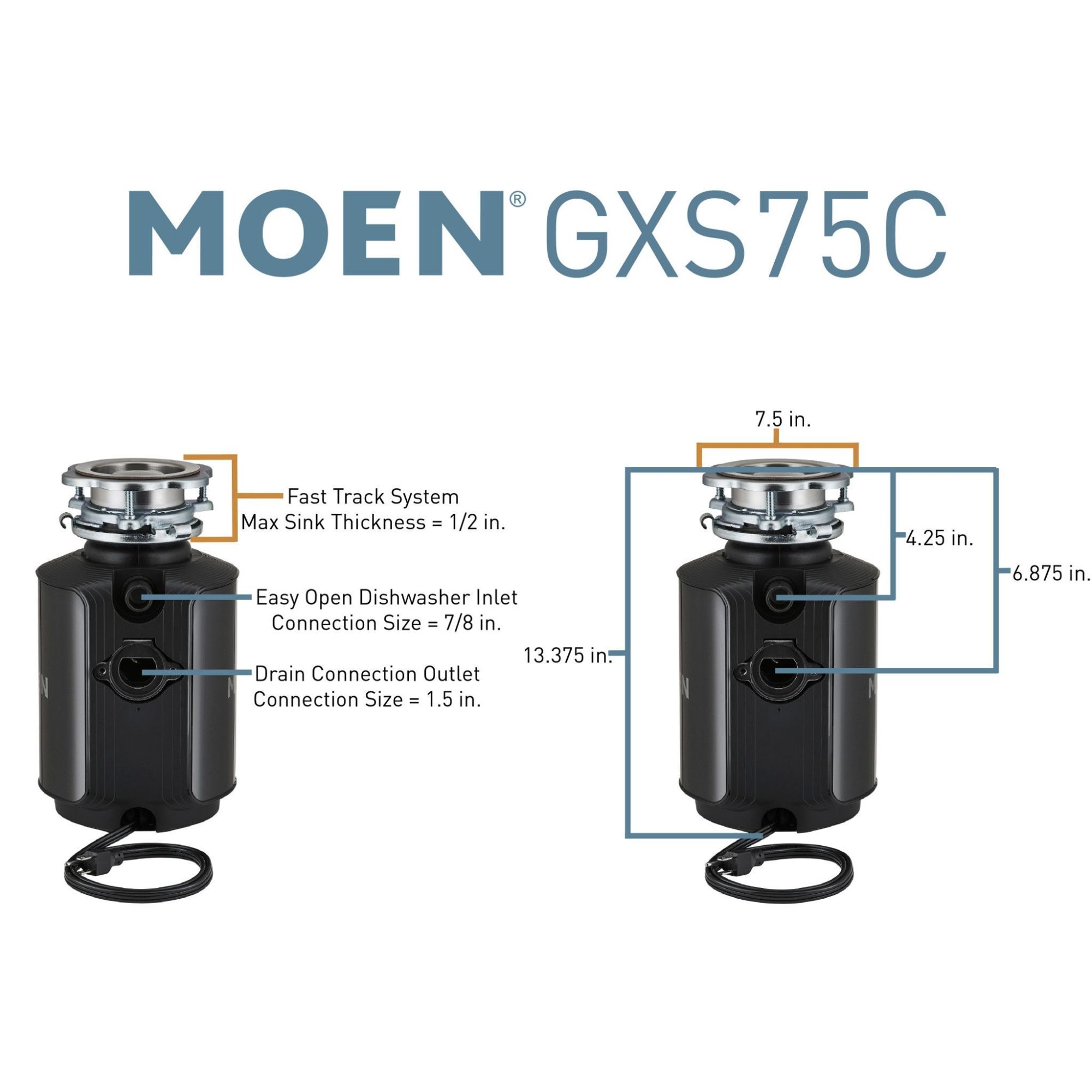 Moen GXS75C t050700 - View #9