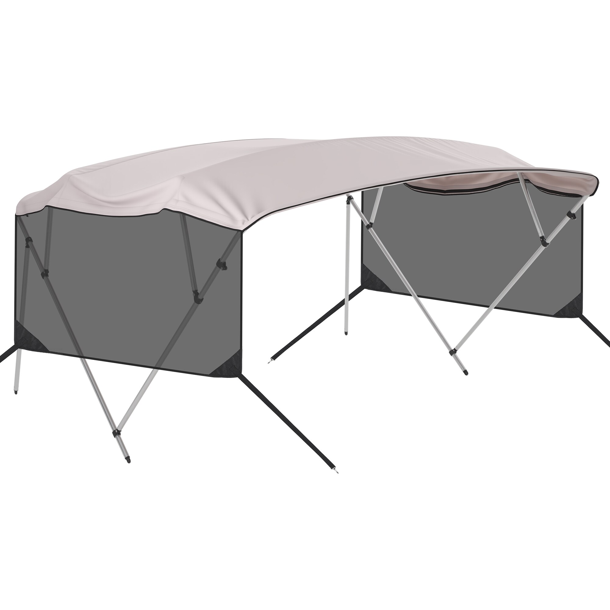 Garvee Universal 4 Bow Boat Bimini Top Replacement Canvas Detachable ...