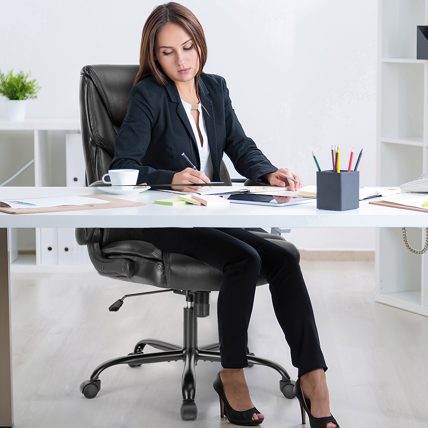 GZMR WF01-GC-V12-BKRD-SP Office-Chairs - View #2