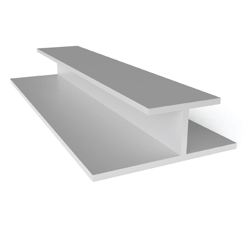 Tamlyn HM5168PC 0.32-in x 96-in h-mold white Smooth Vinyl Solid Soffit