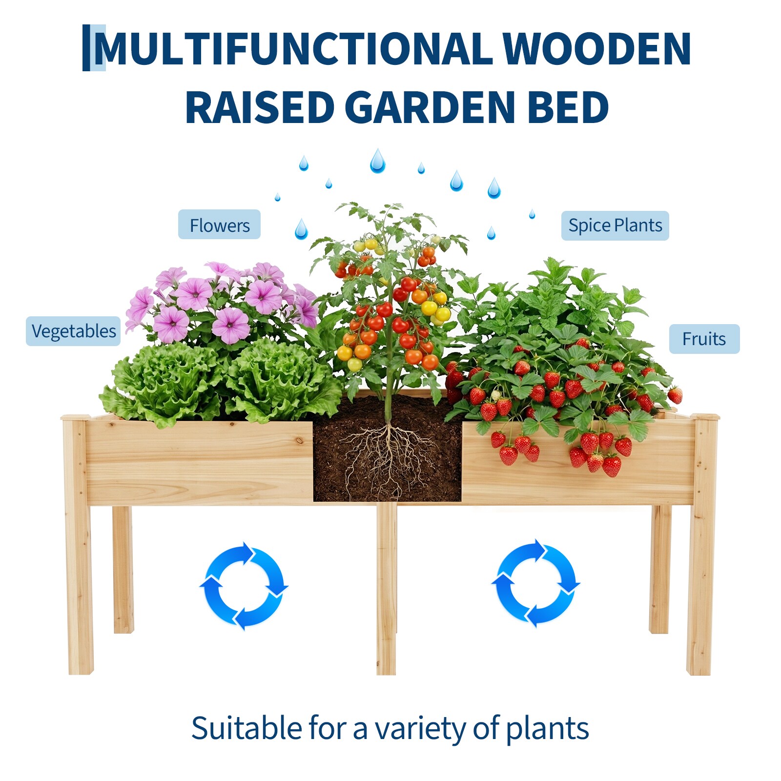 GarveeLife YH6KE7AVF1W2Q Raised-Garden-Beds - View #3